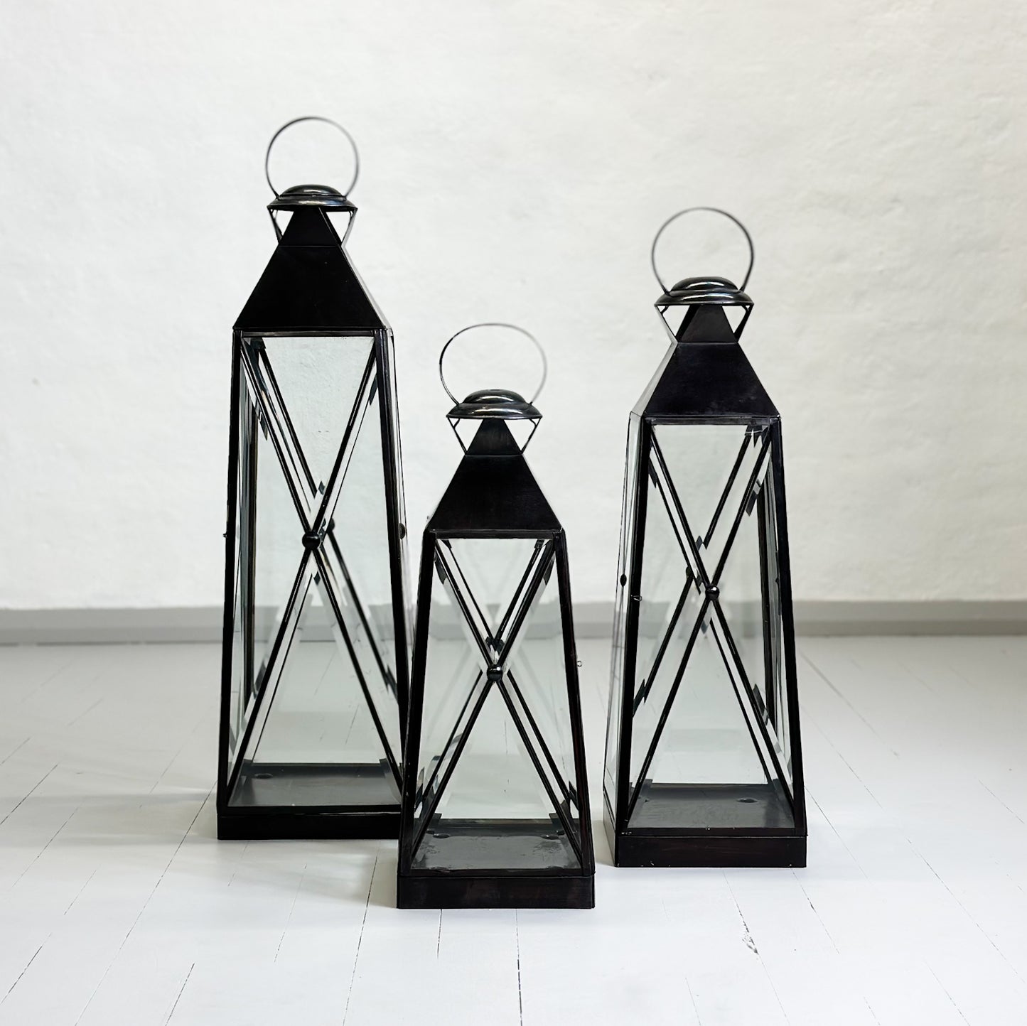 Cross Glass Lantern