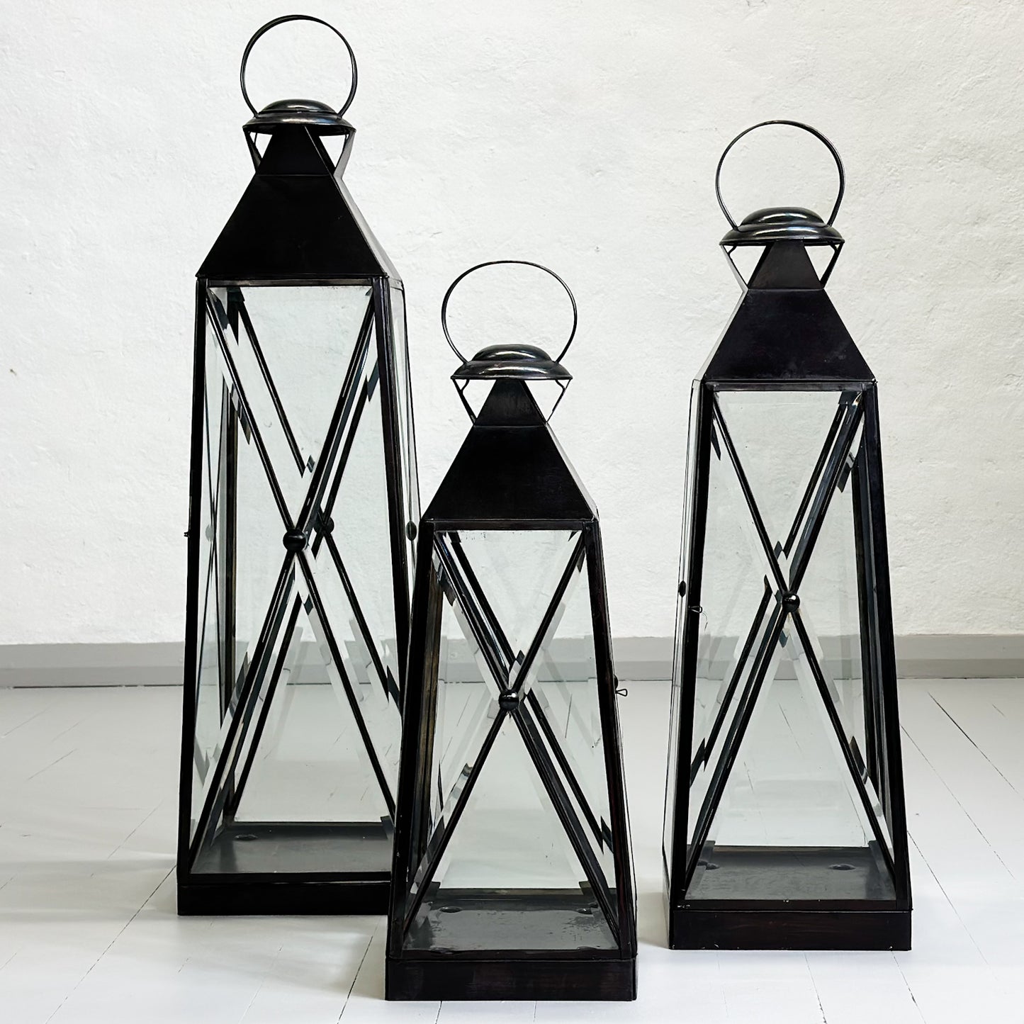Cross Glass Lantern