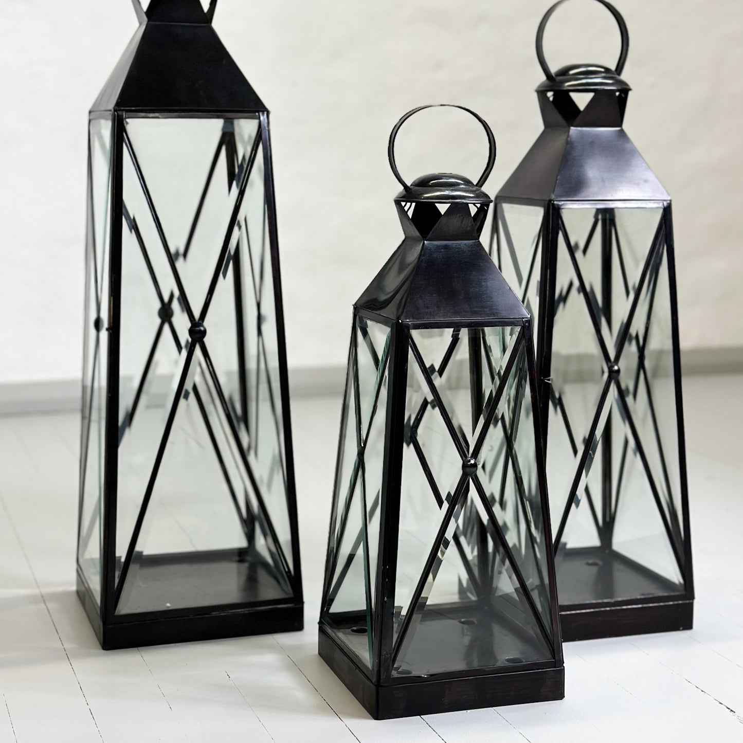 Cross Glass Lantern