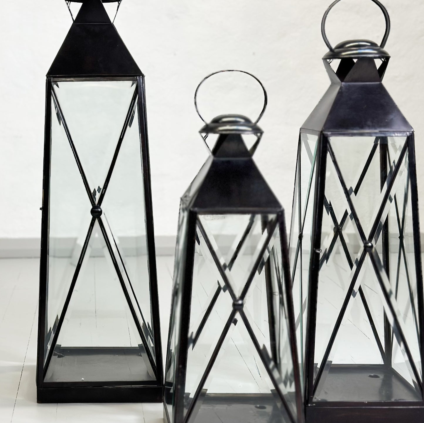 Cross Glass Lantern