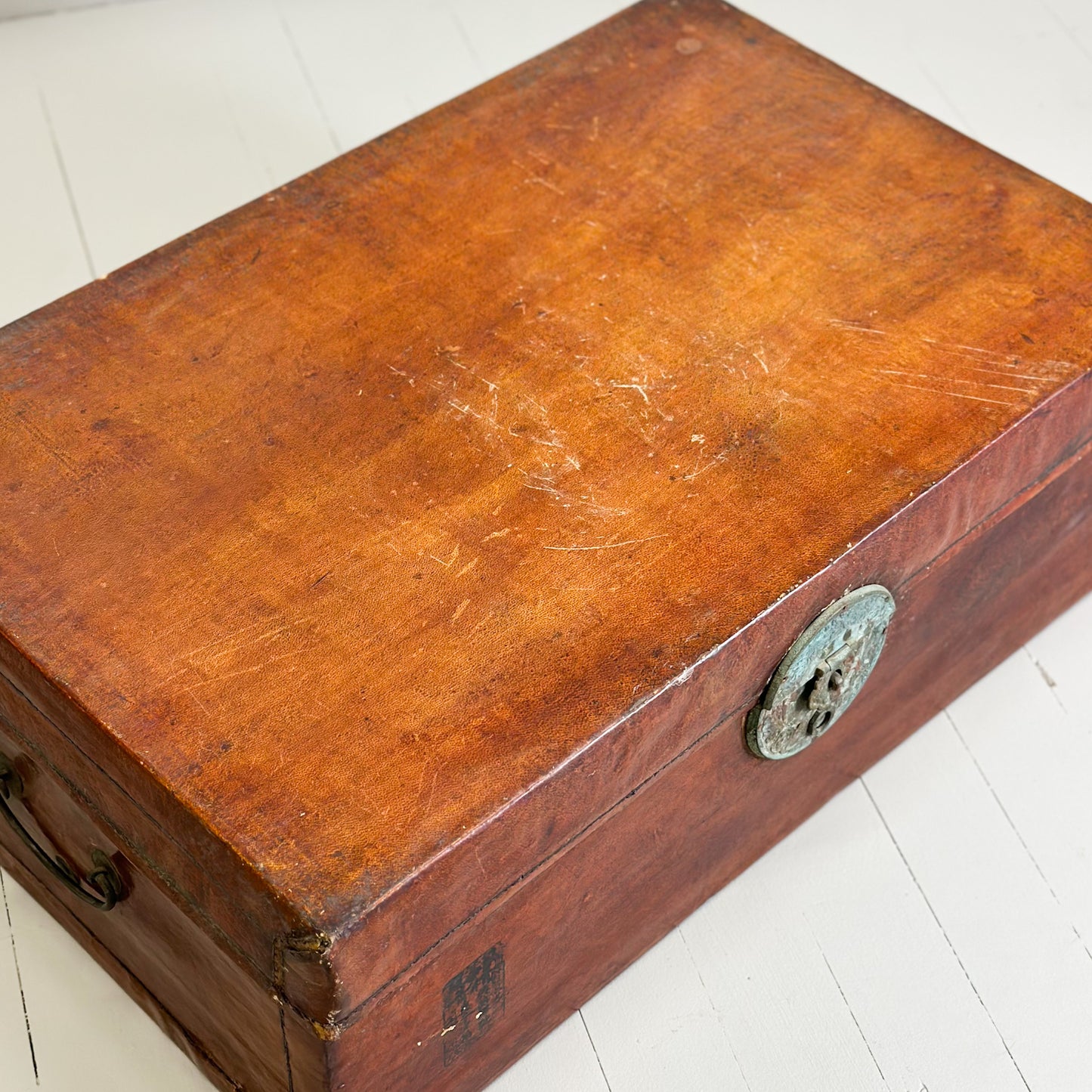 Vintage Leather Trunk