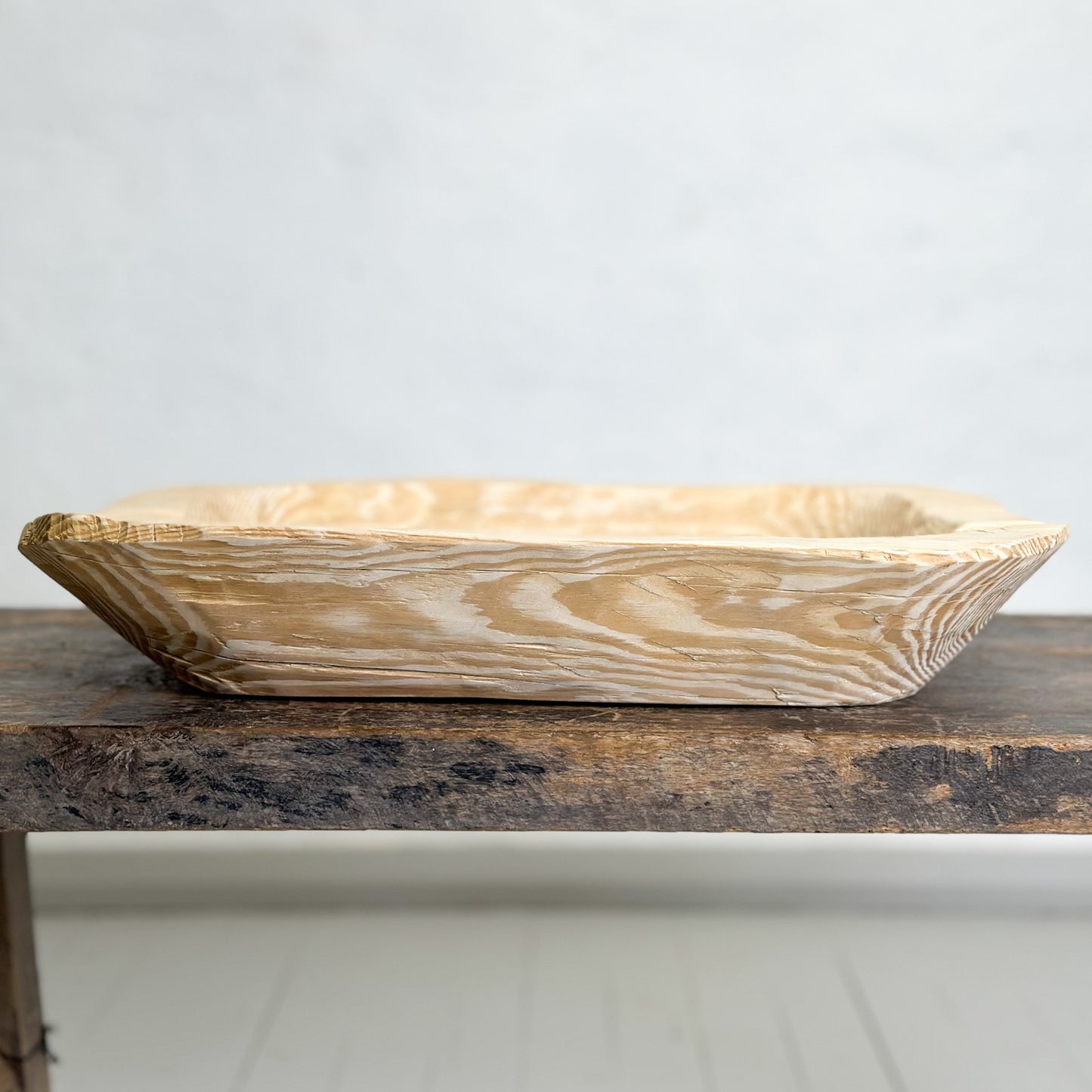 Raw Timber Dough Bowl