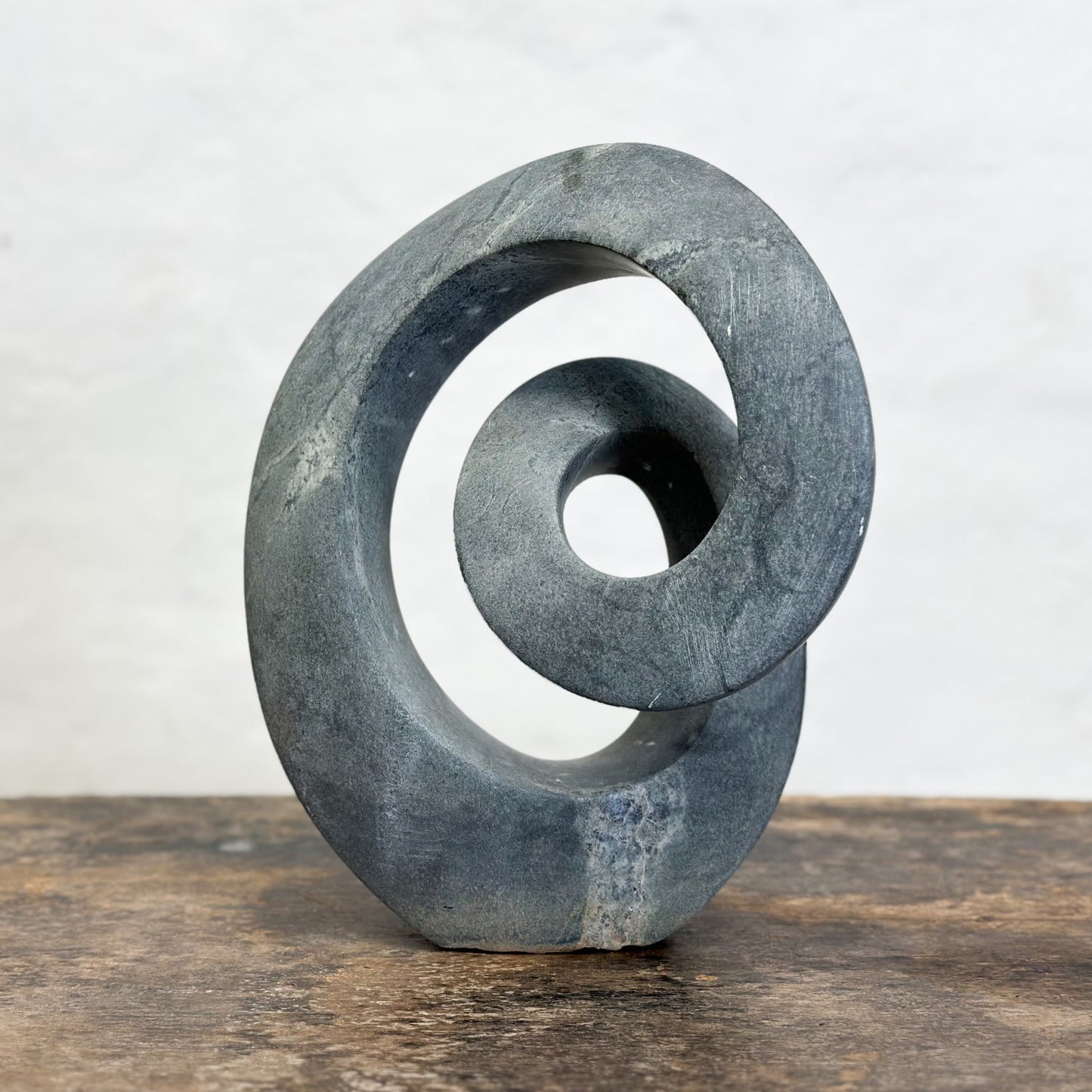 'Circles’ Carved Soapstone Sculpture - Zimbabwe