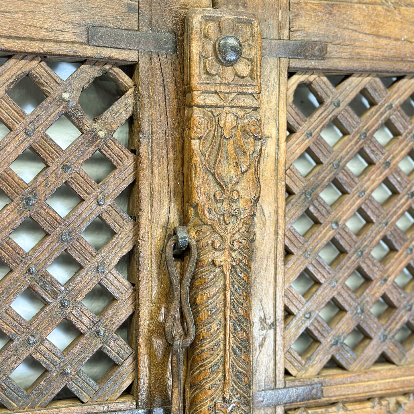 Vintage Lattice Jali Door