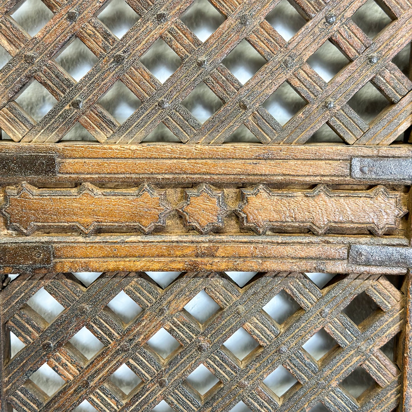 Vintage Lattice Jali Door