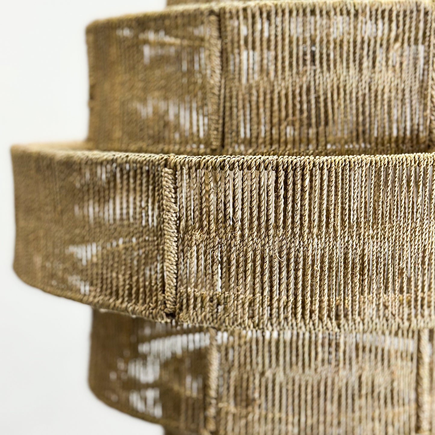 3 Tier Woven Pendant Light