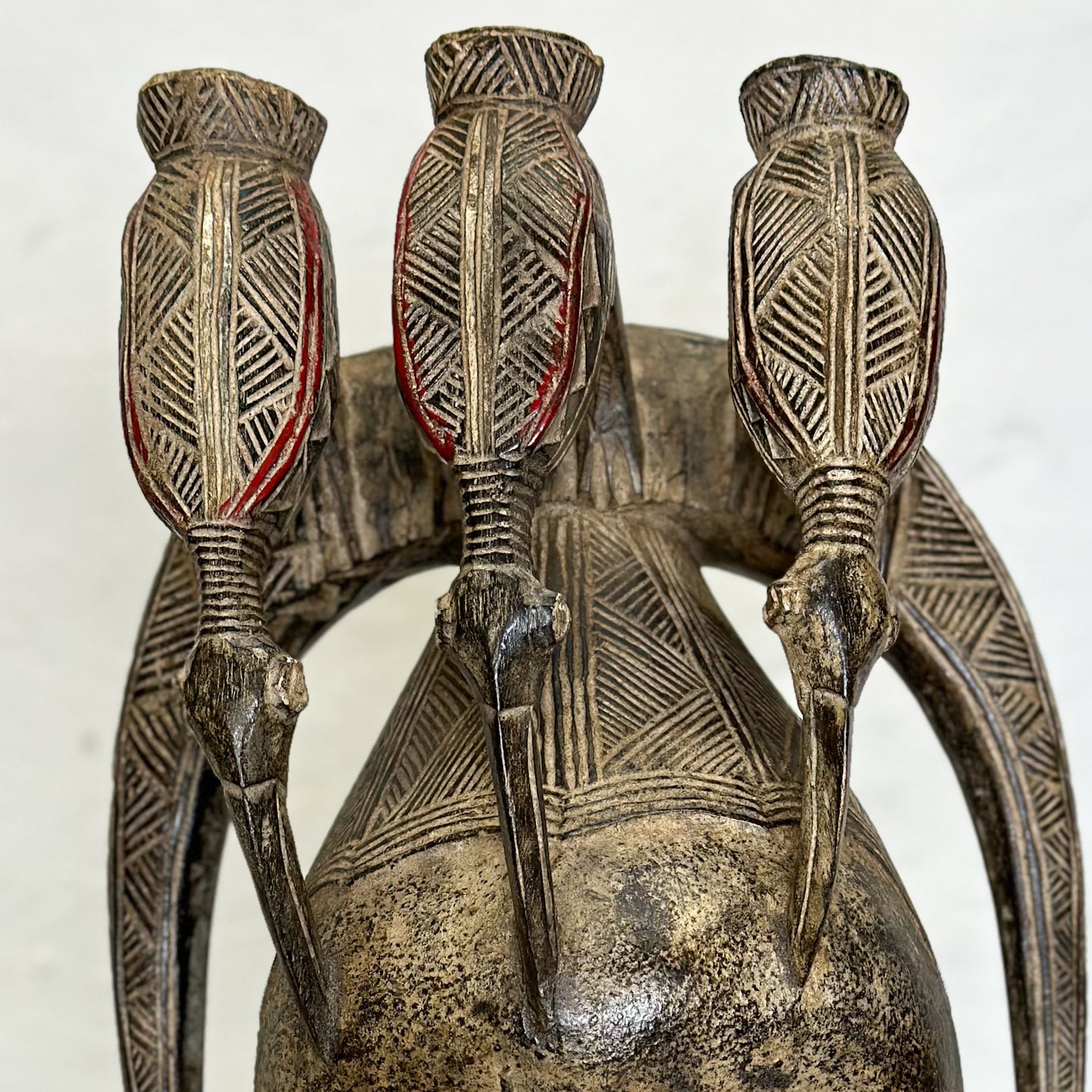 3 Bird Mblo Baule Mask - Ivory Coast