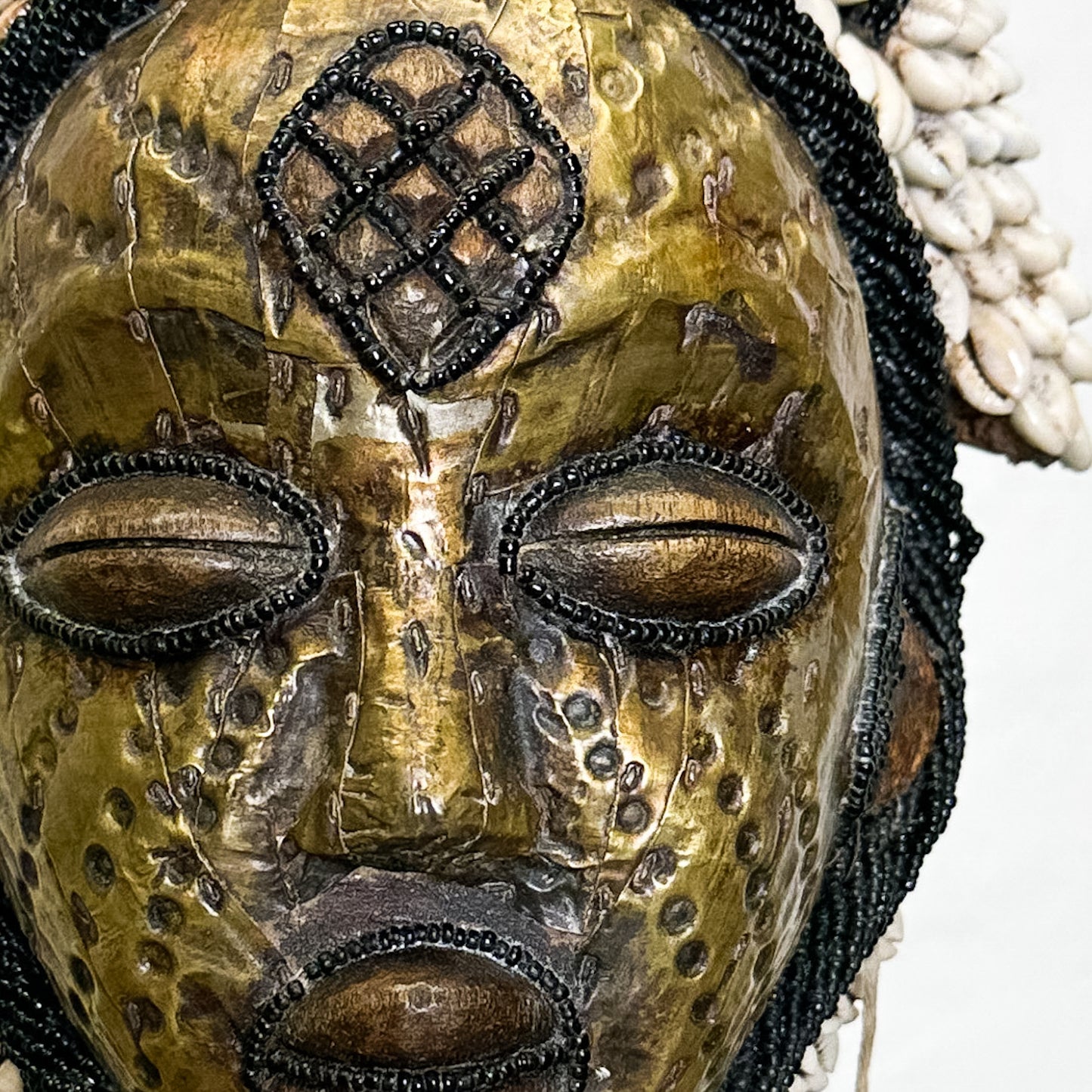 Punu Cowrie Mask - Gabon
