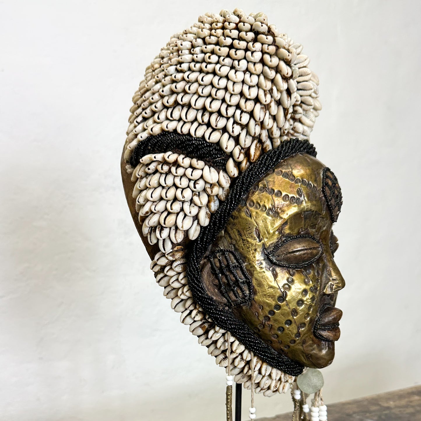Punu Cowrie Mask - Gabon