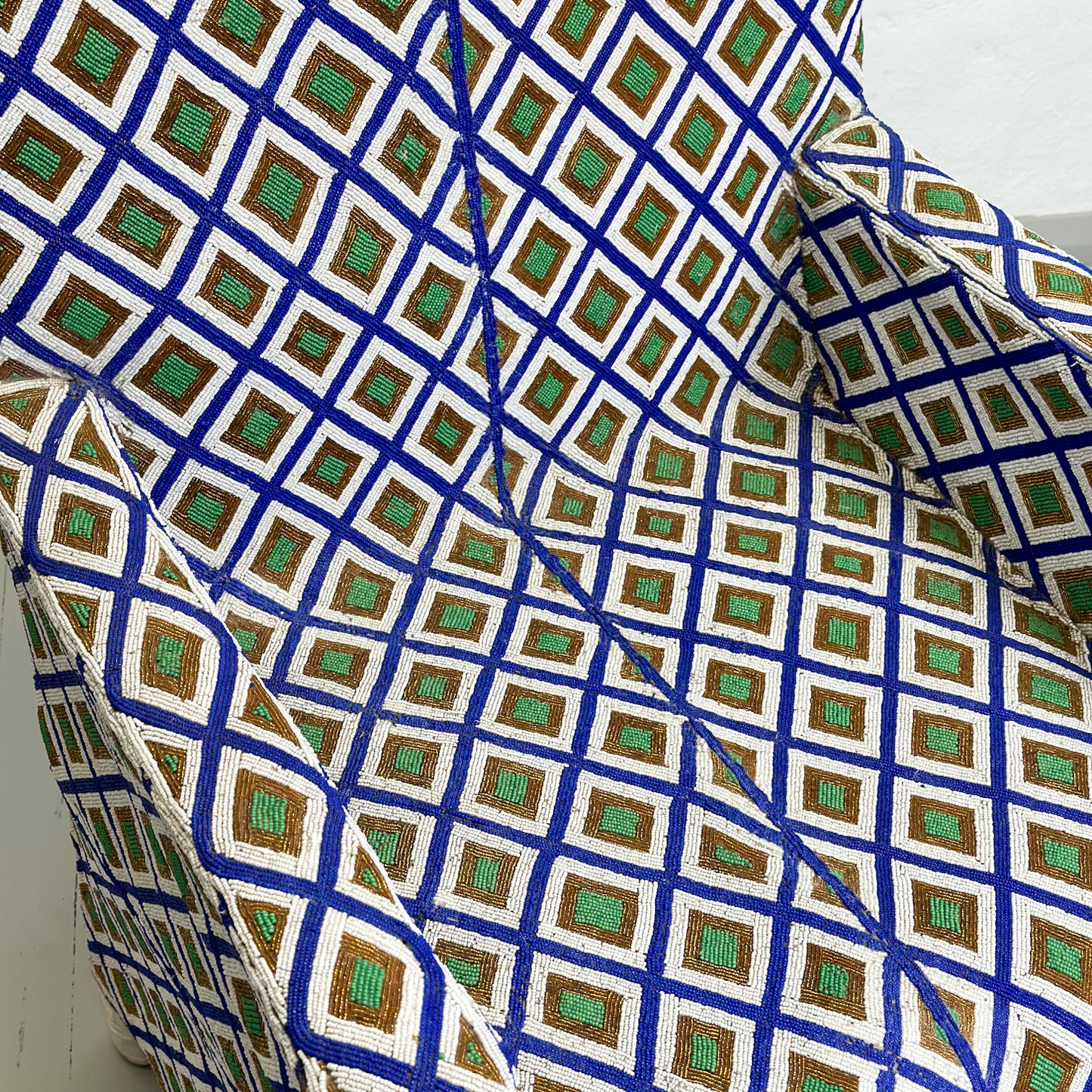 Yoruba Beaded Arm Chair - Nigeria