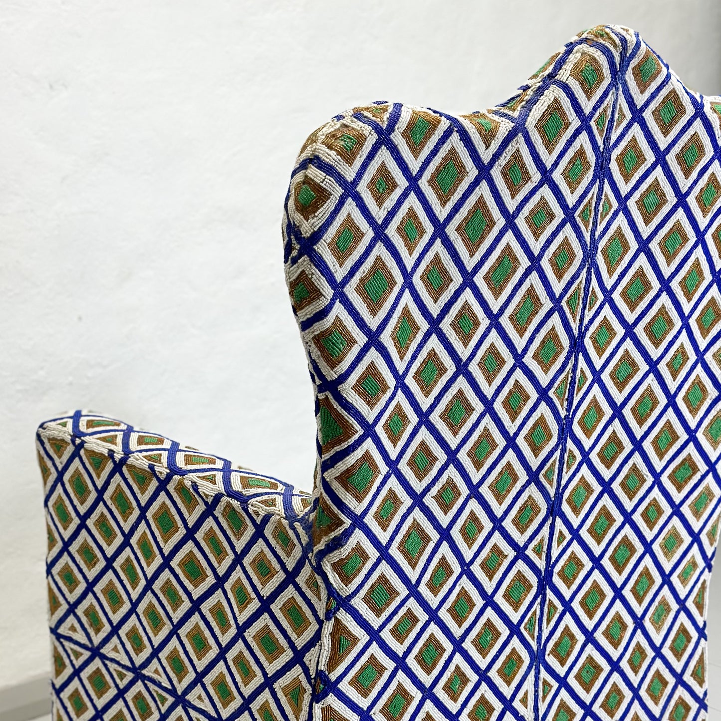 Yoruba Beaded Arm Chair - Nigeria