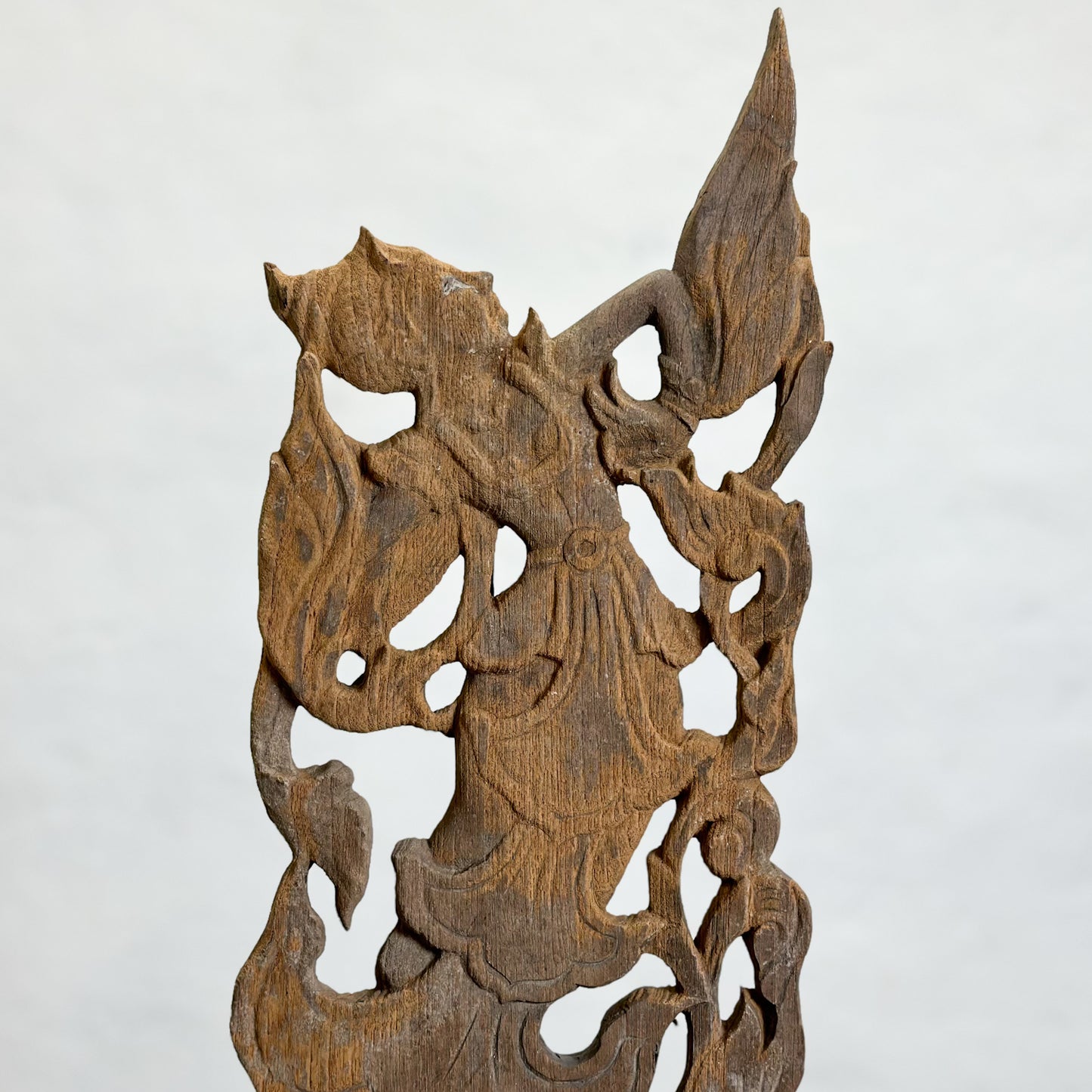 Timber Angel Carving
