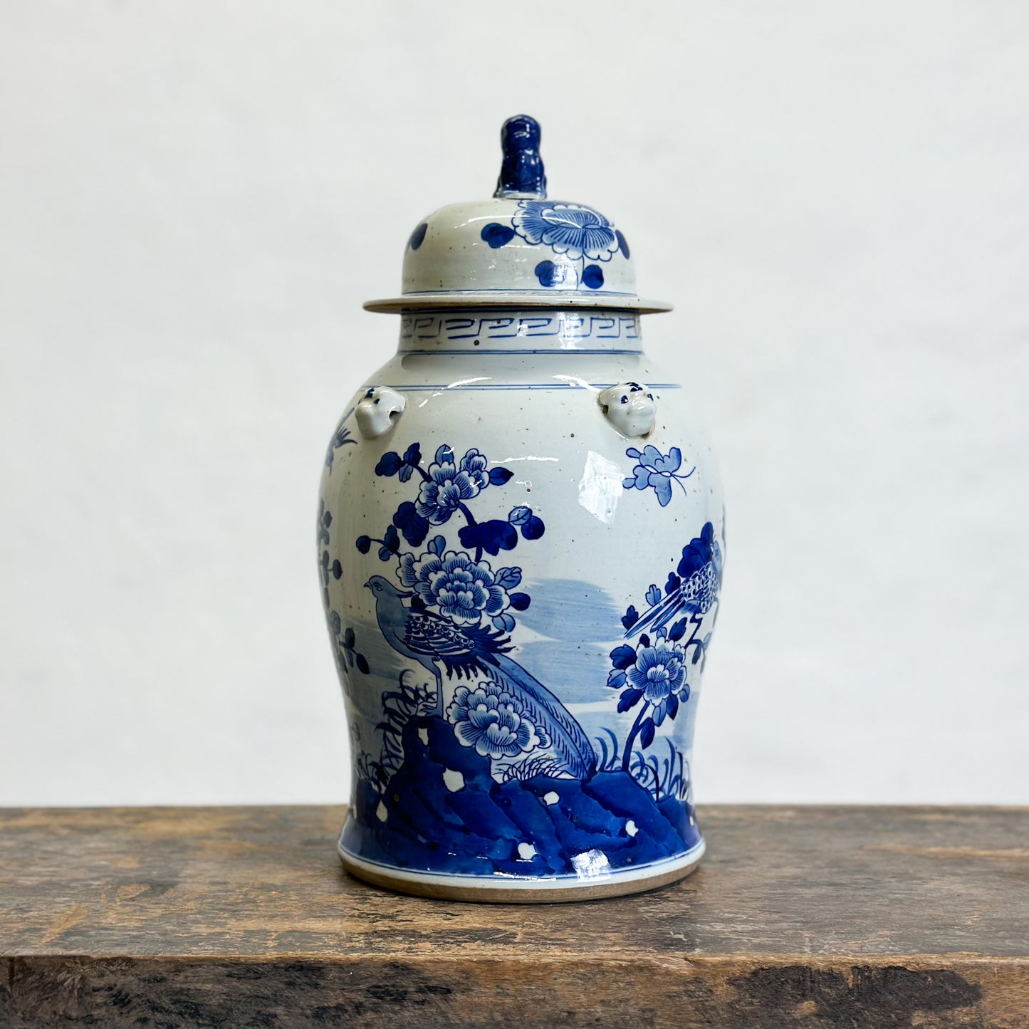 Porcelain Temple Jar