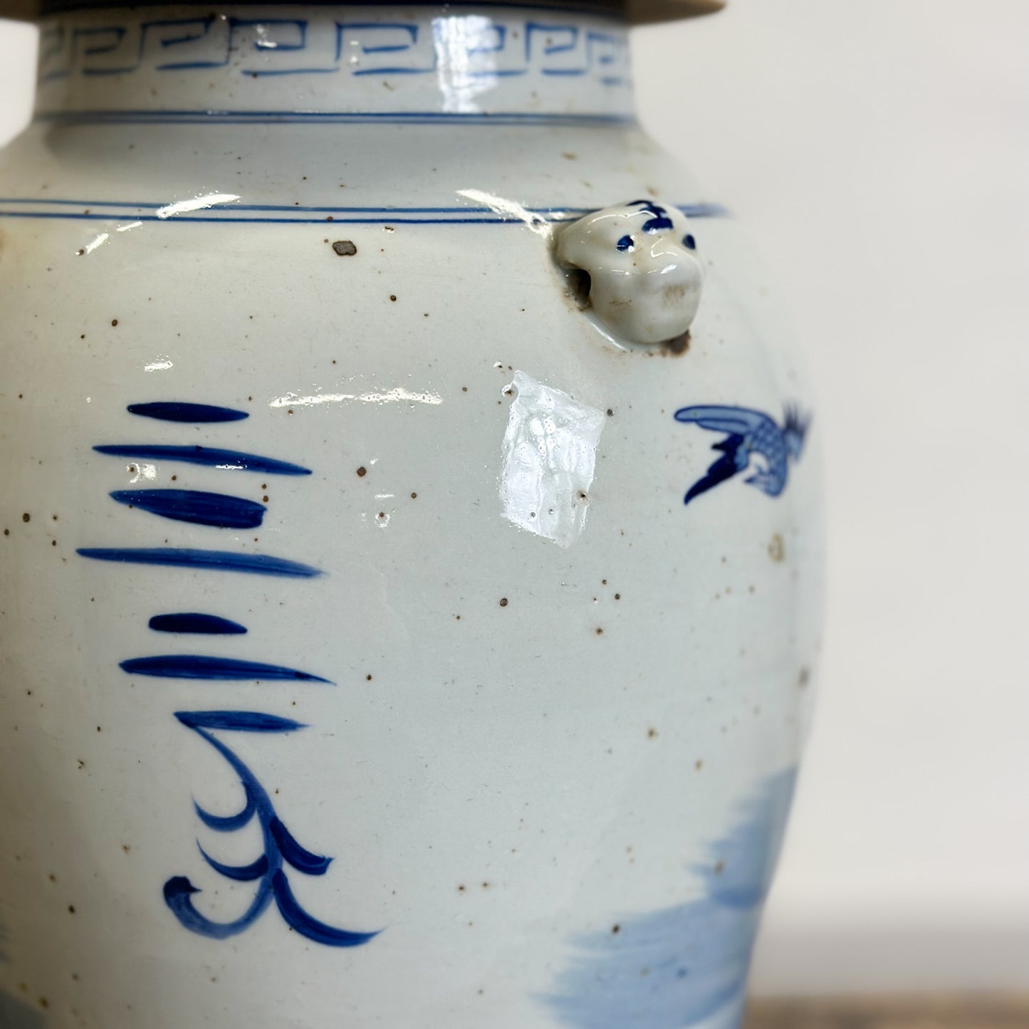 Porcelain Temple Jar