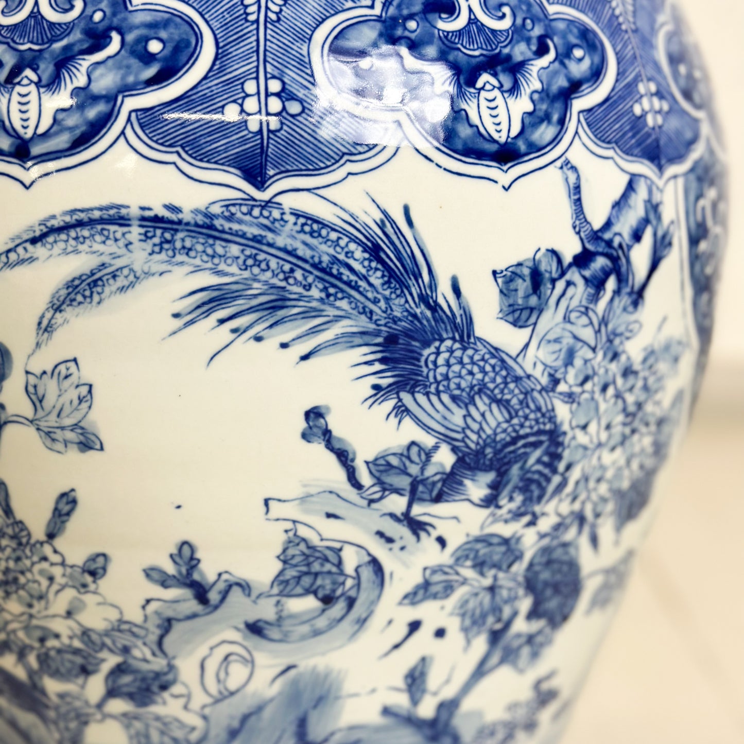 Birds Porcelain Stool