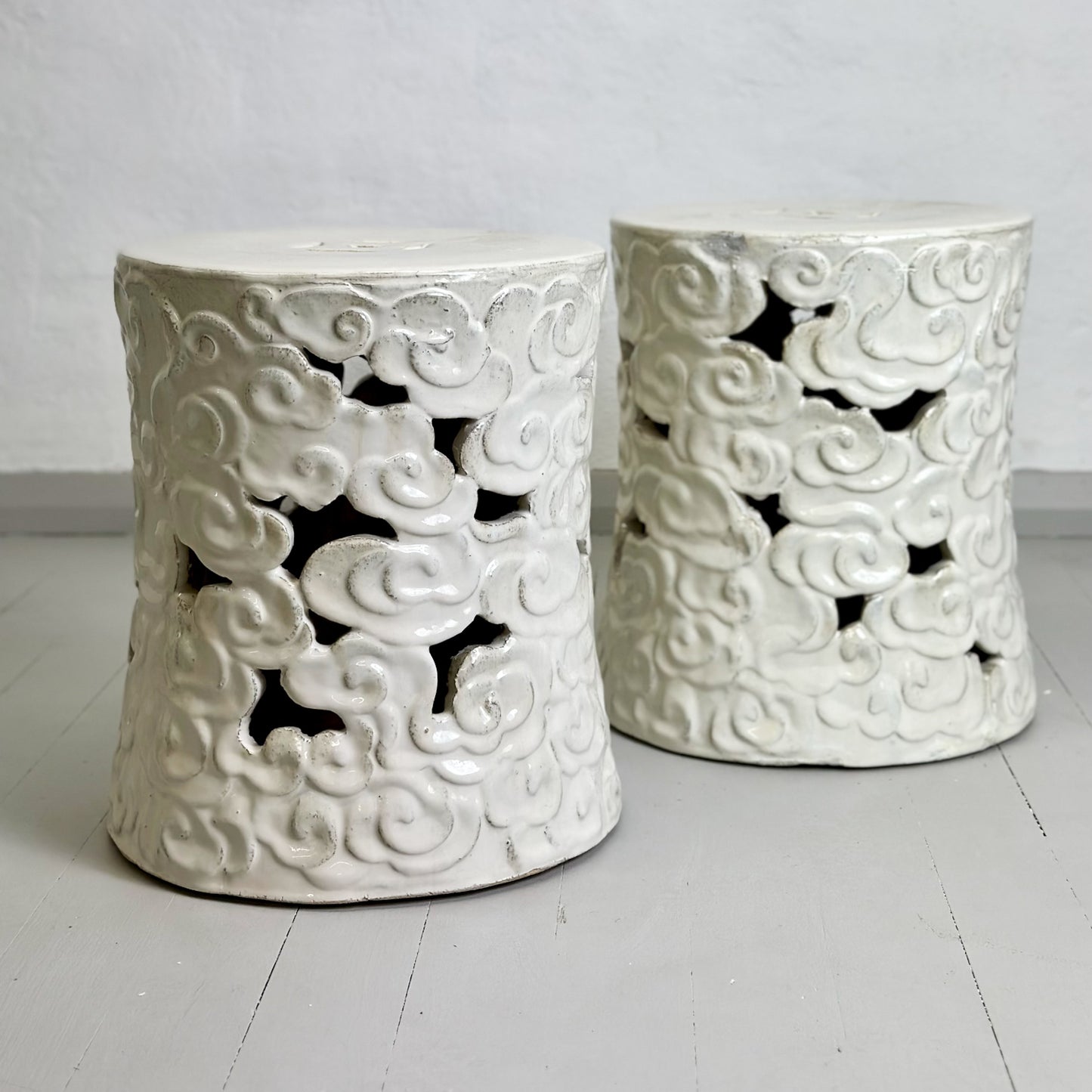 Cloud Porcelain Stool