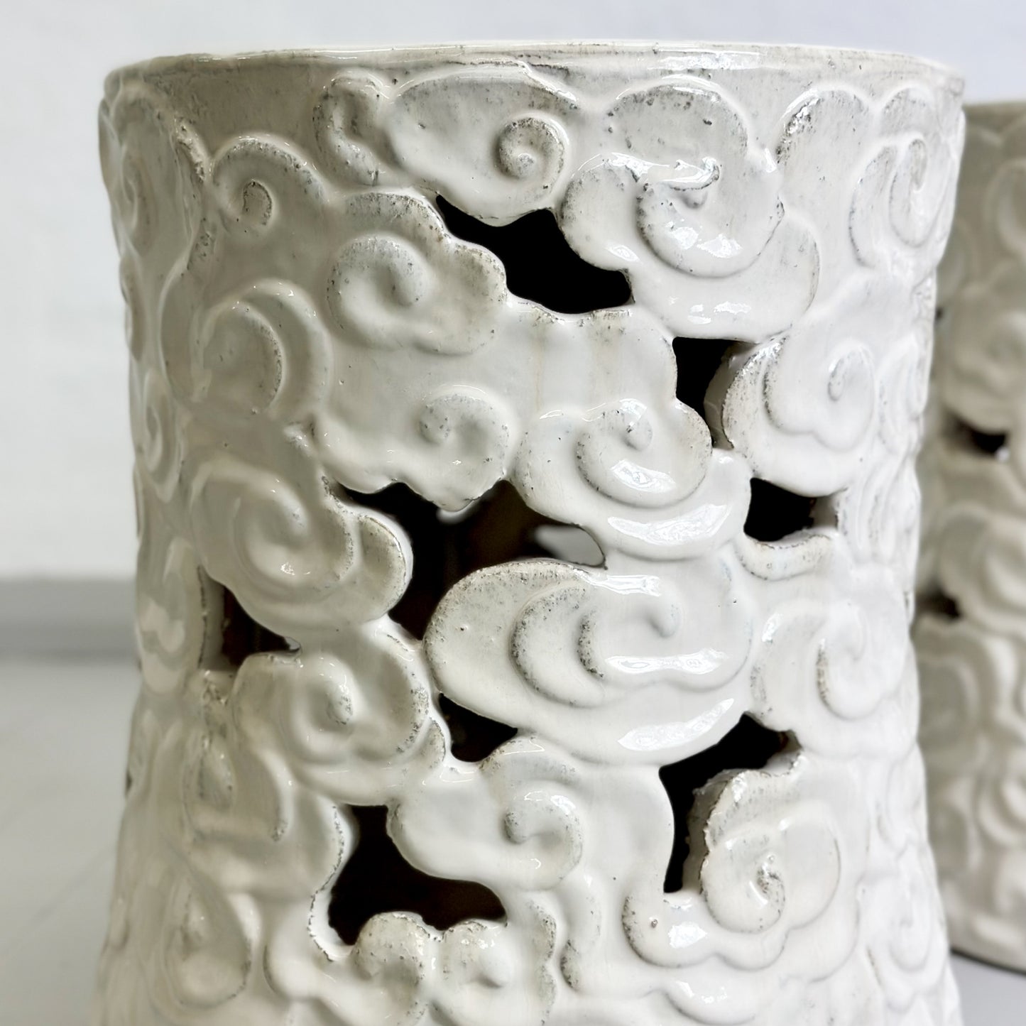 Cloud Porcelain Stool