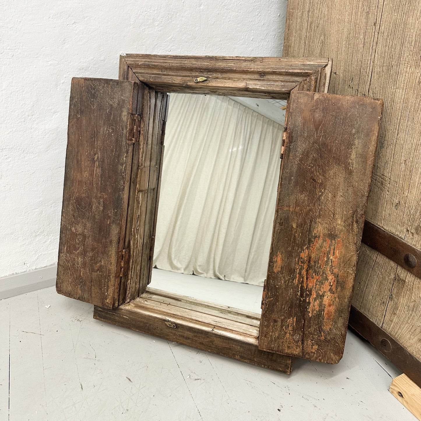 Vintage Window With Mirror