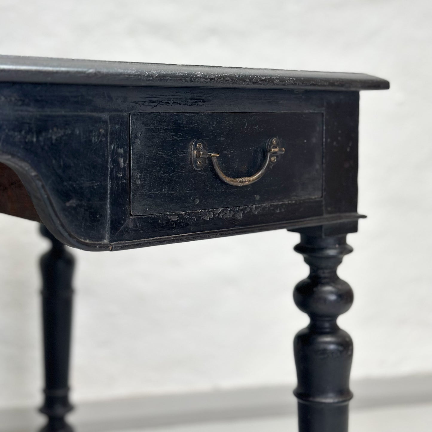 Teak 2 Drawer Writing Desk