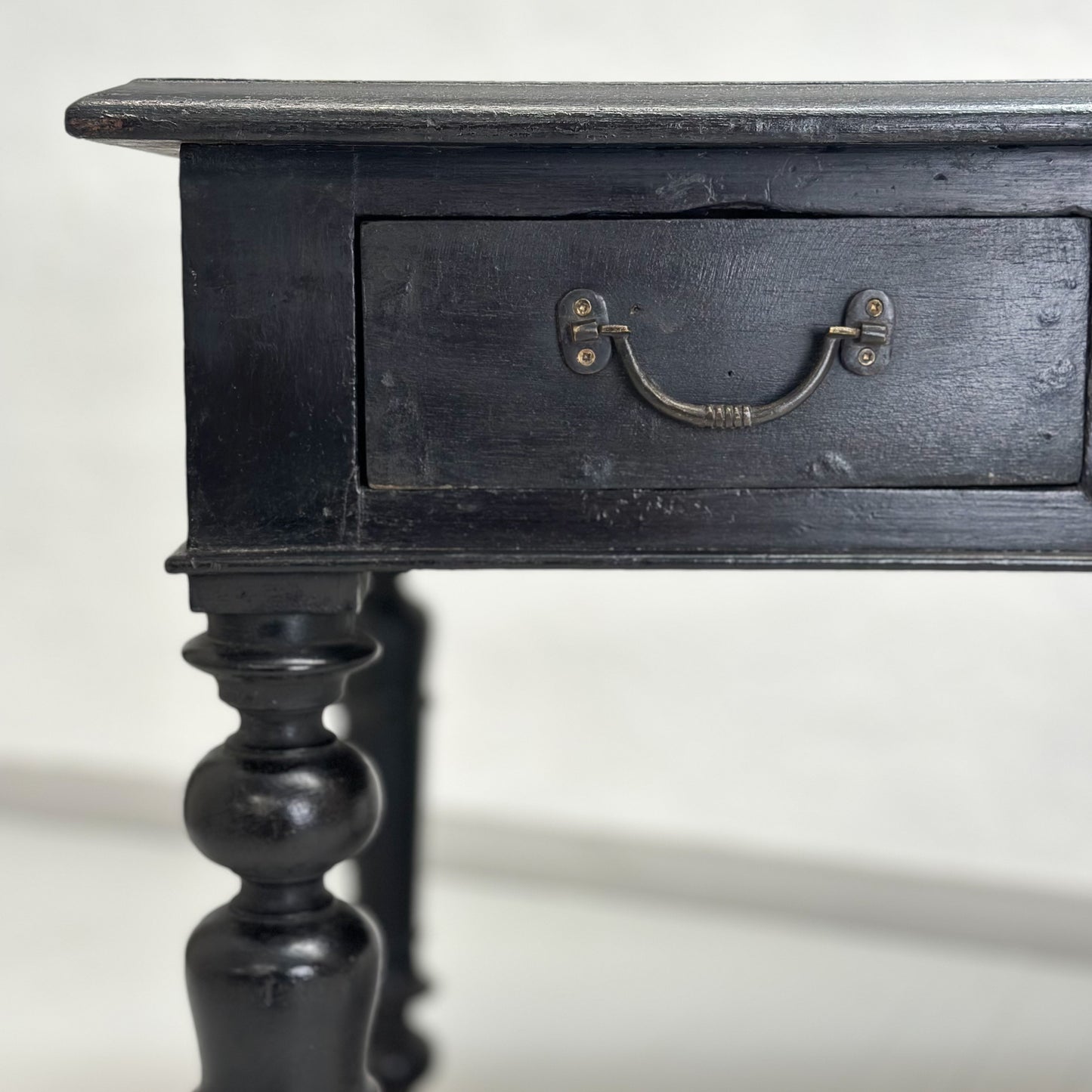 Teak 2 Drawer Writing Desk