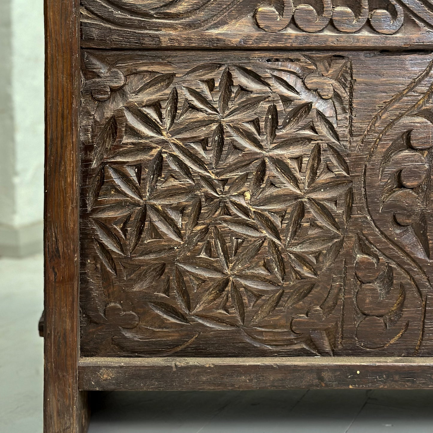 Large Ornate Carved Himachal Box