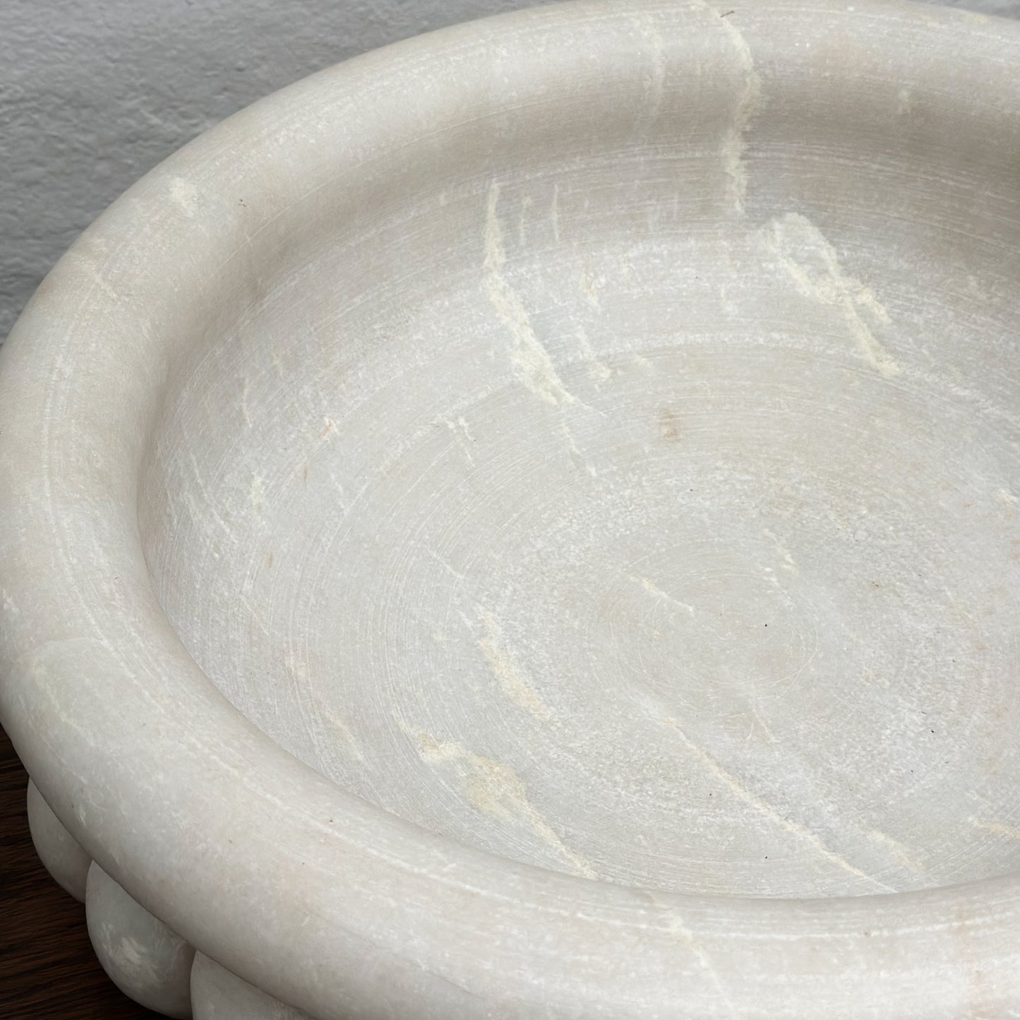 Large Solid Marble Bowl