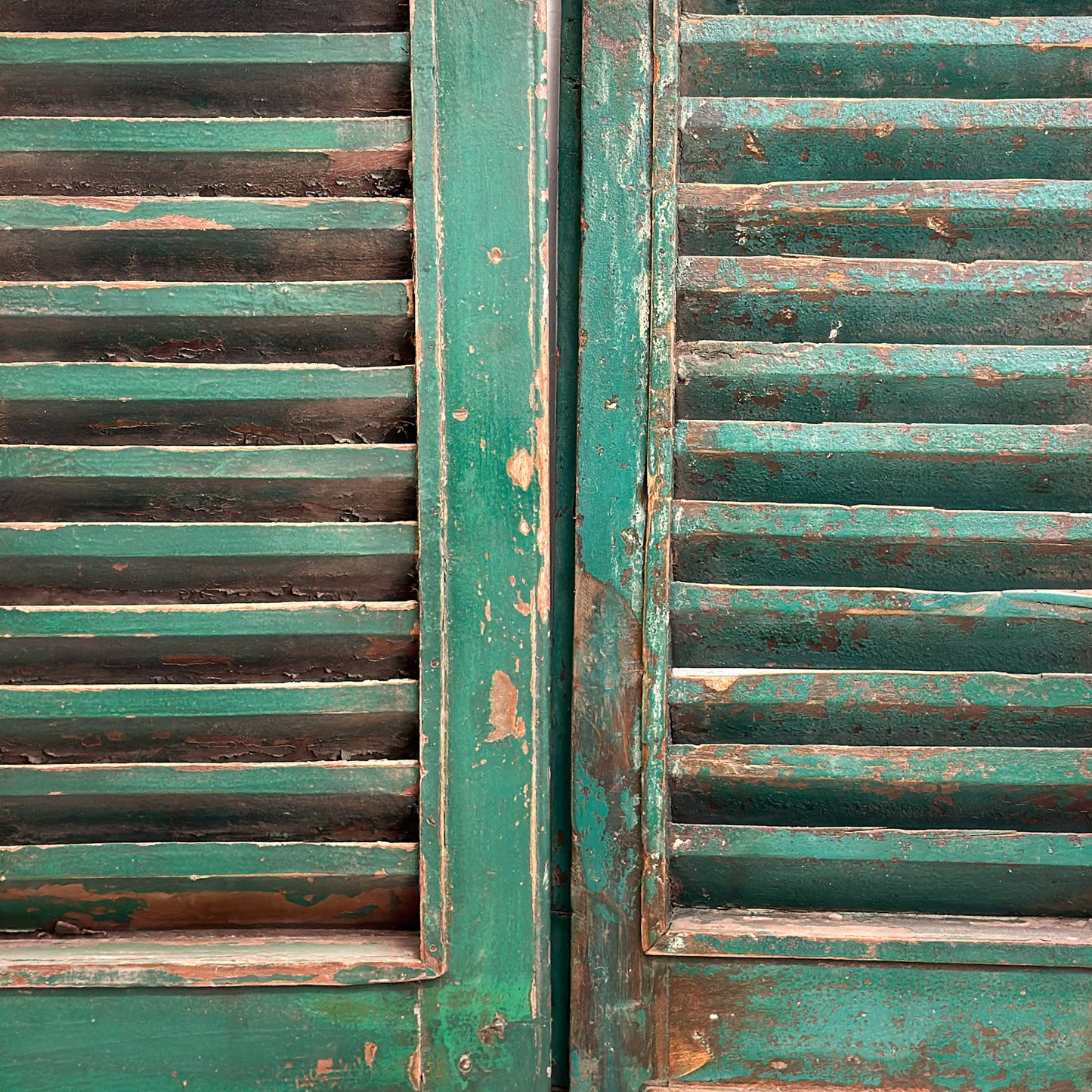 Vintage Painted Shutter Doors