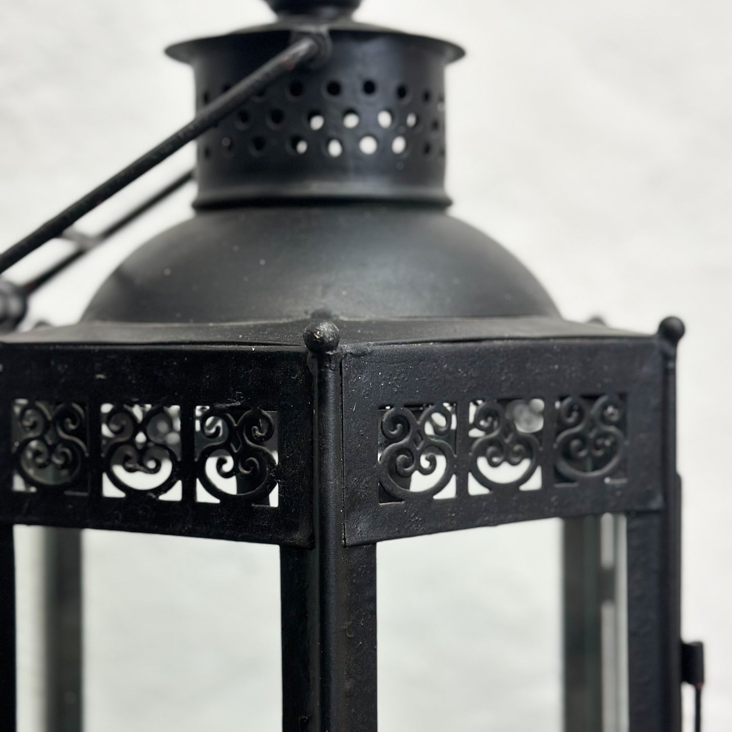 Ornate Faceted Glass Lantern