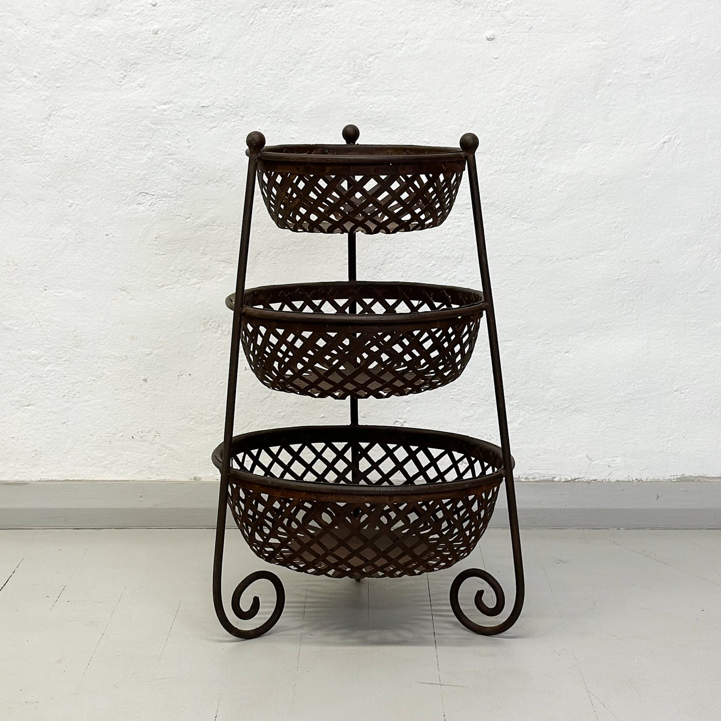 Tiered Iron Basket