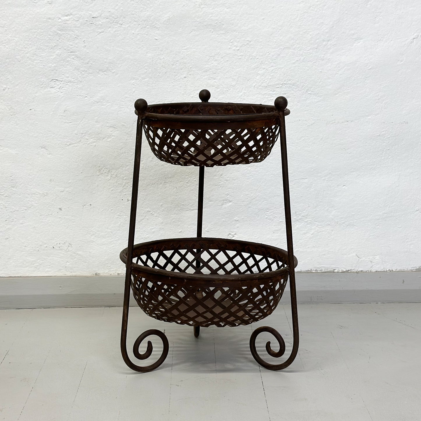 Tiered Iron Basket