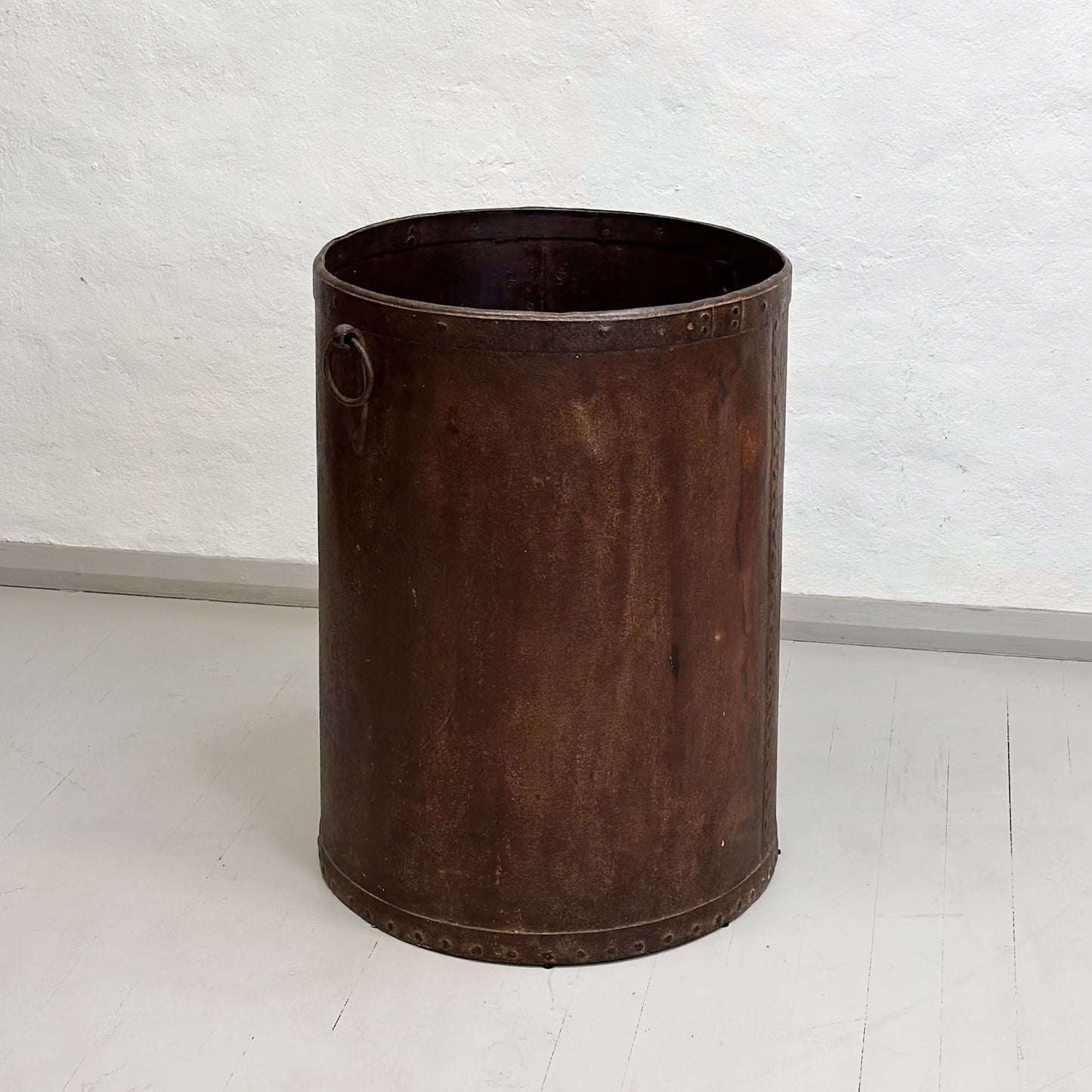 Large Iron Planter with Handles