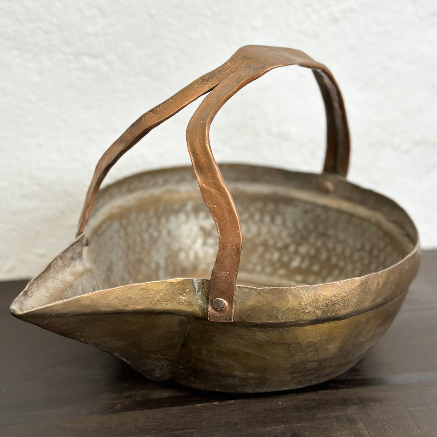 Large Brass Dal Pot