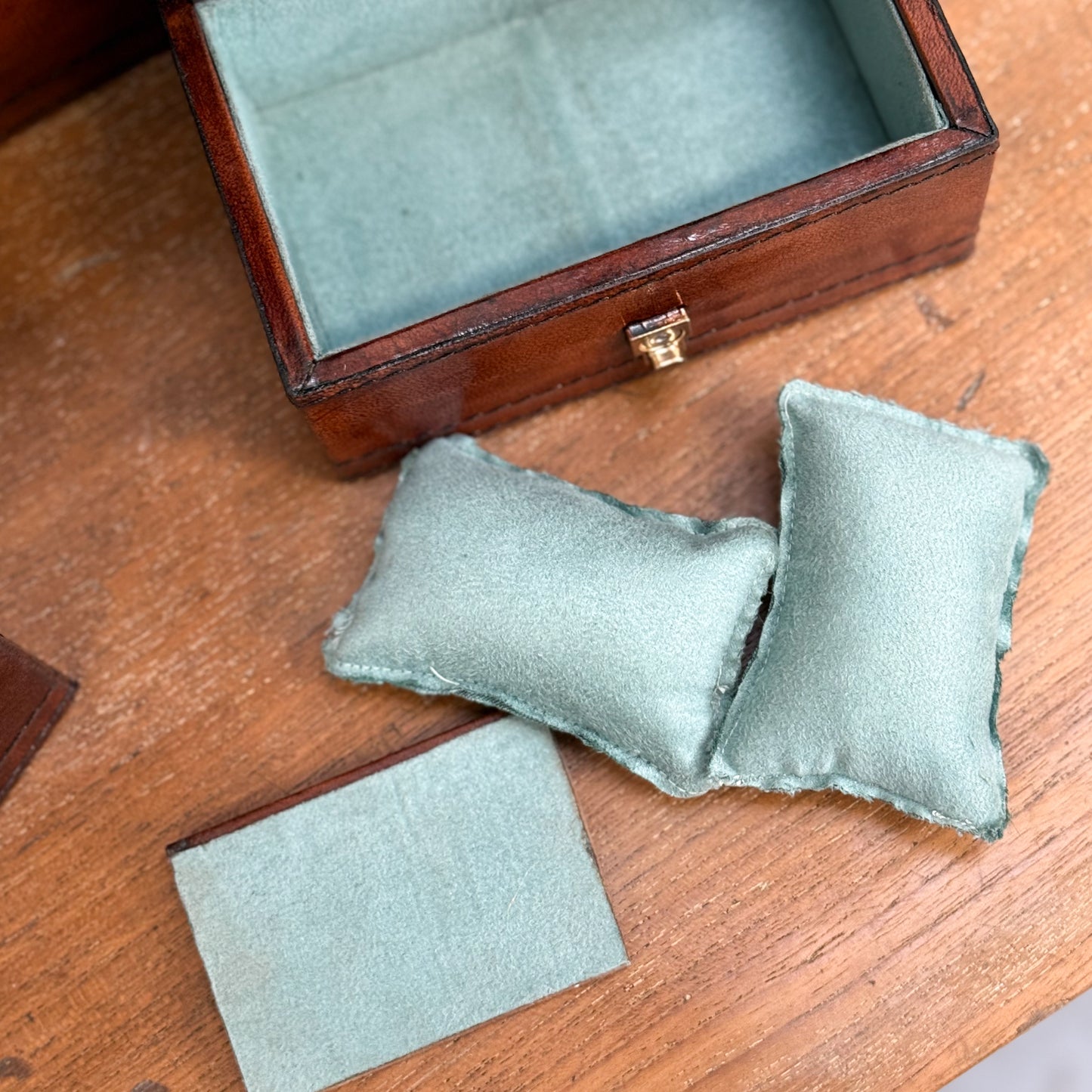 Tan Leather Watch Box