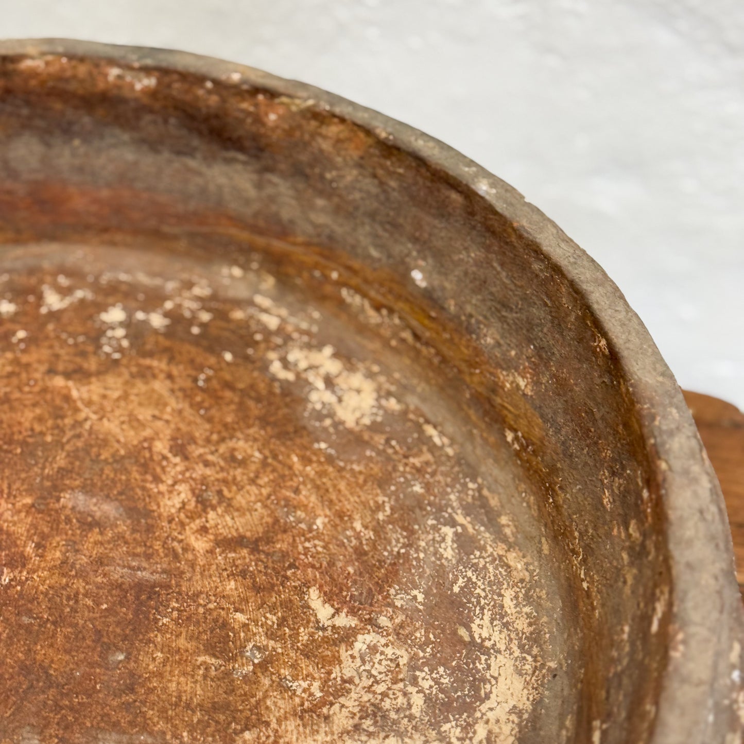 Footed Papier-Mâché Bowl