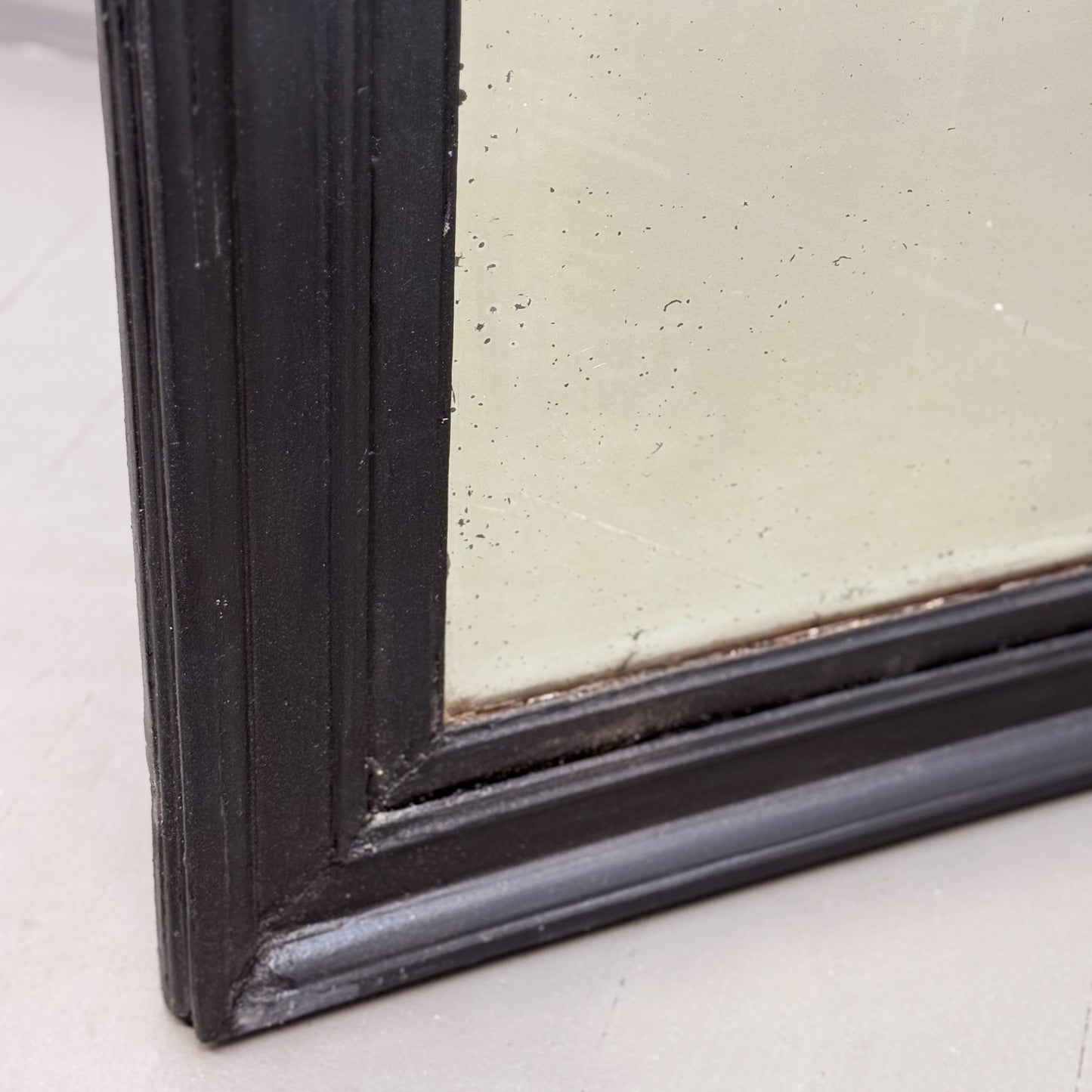 Simple Teak Framed Mirror