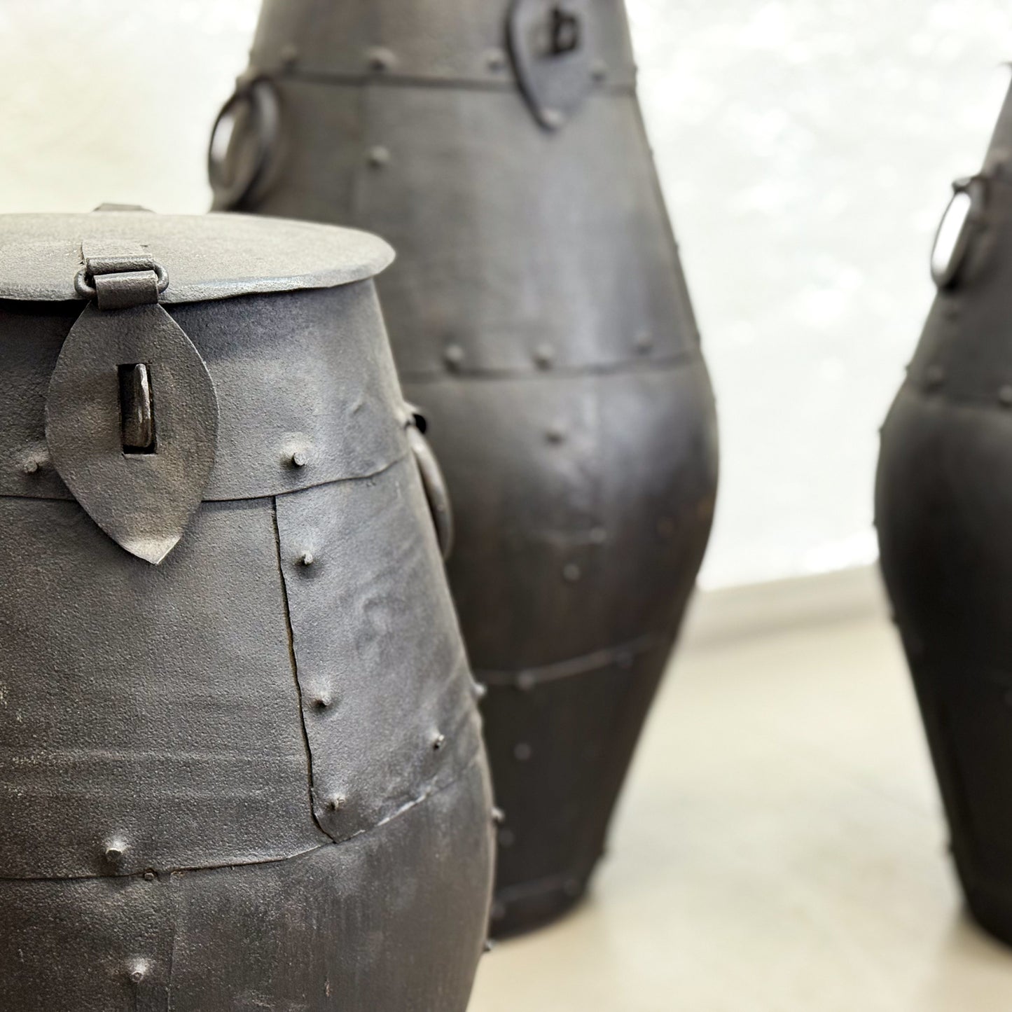 Lidded Iron Pot