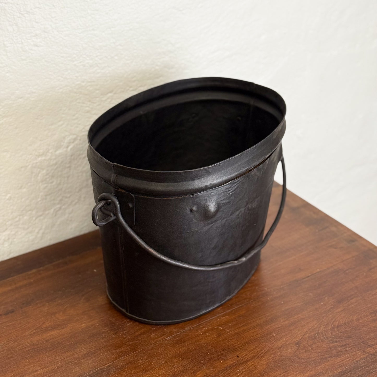 Painted Iron Bucket