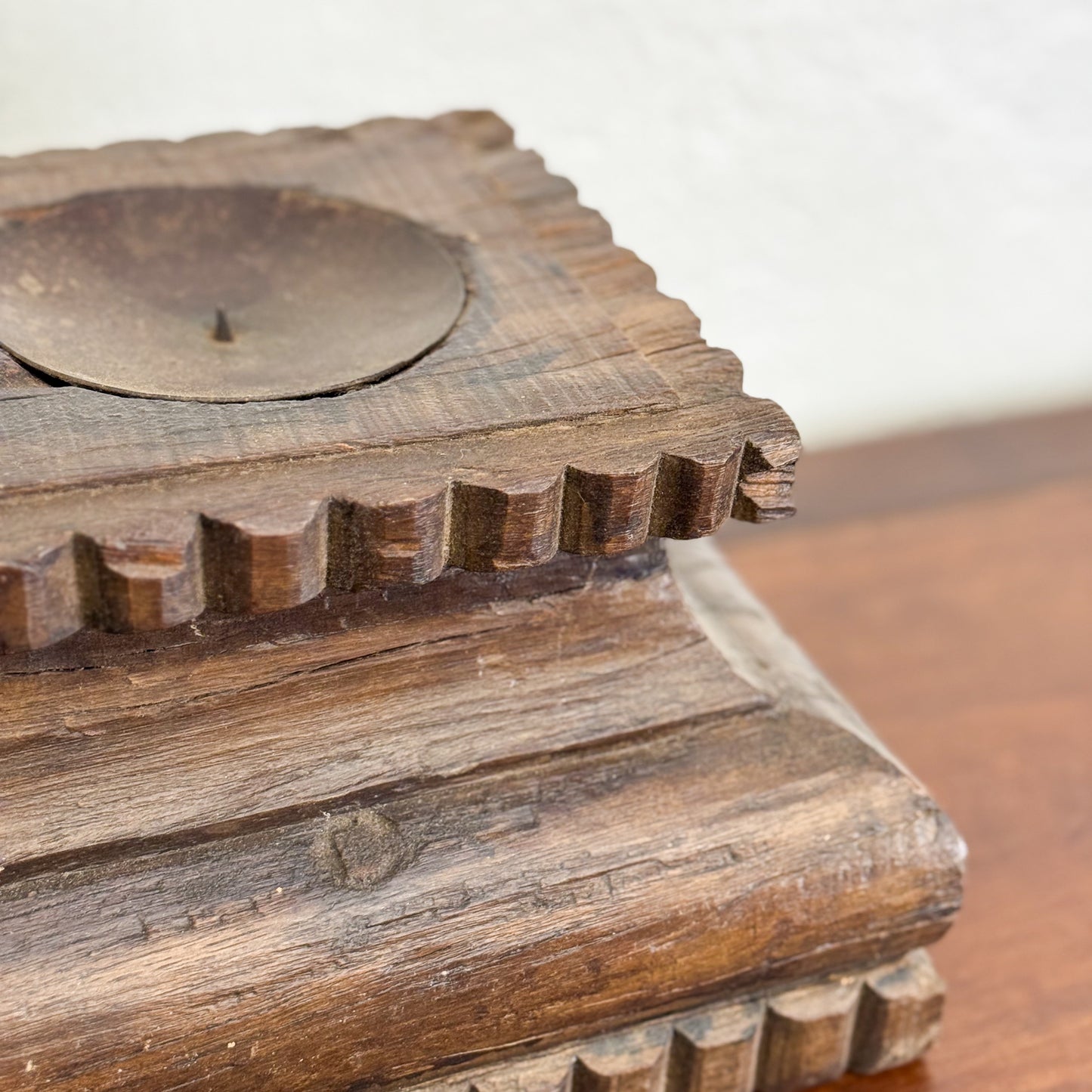 Old Column Base Candle Stand IV