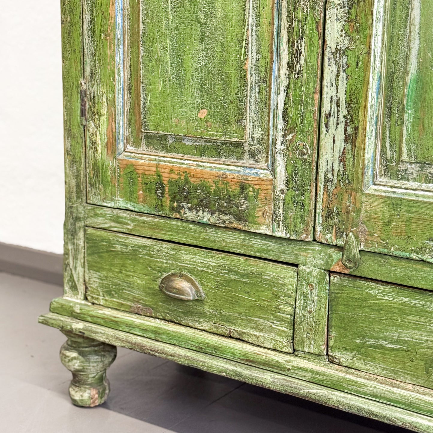 2 Drawer Almirah with Glass