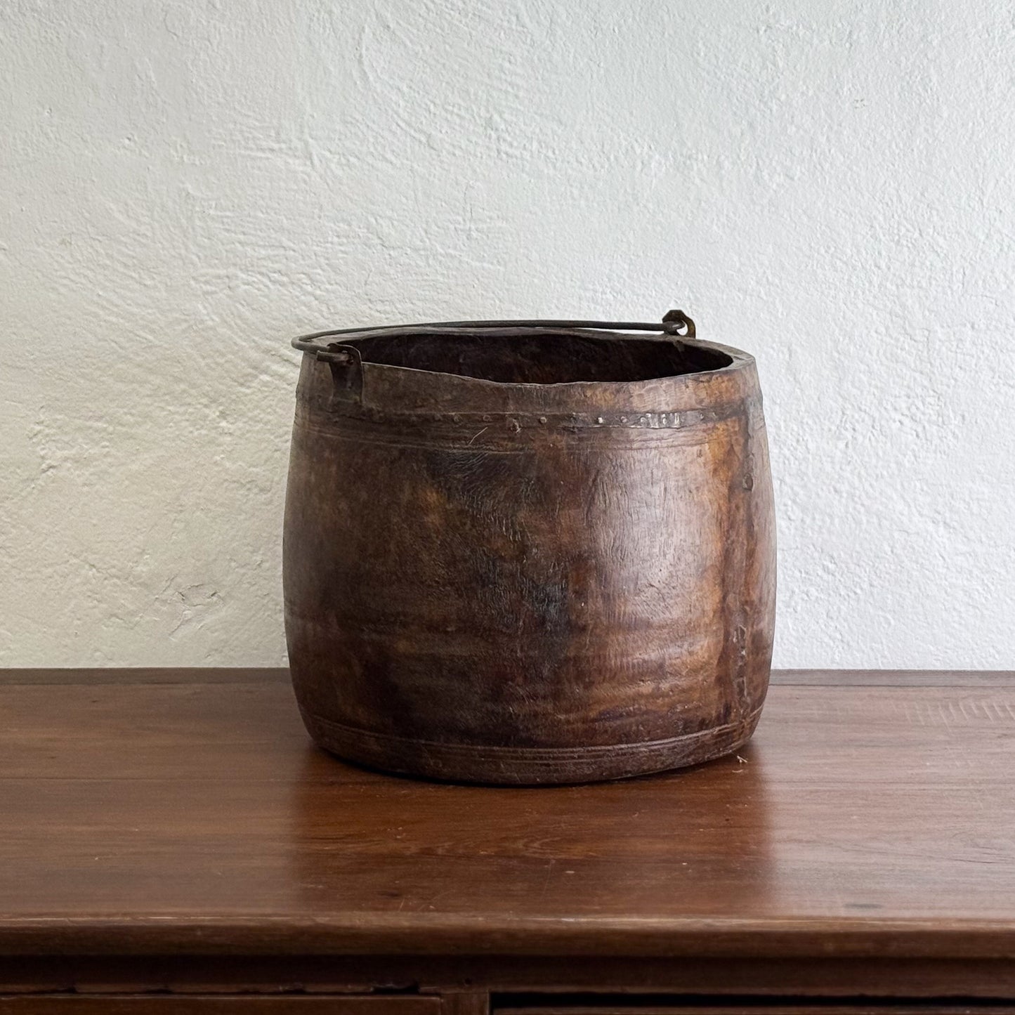 Assorted Timber Bucket with Handle