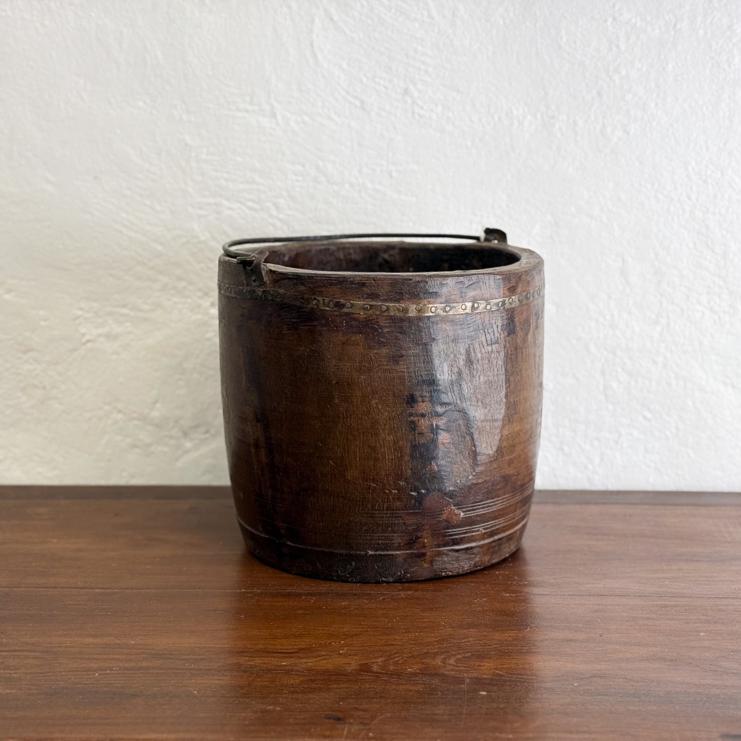 Assorted Timber Bucket with Handle