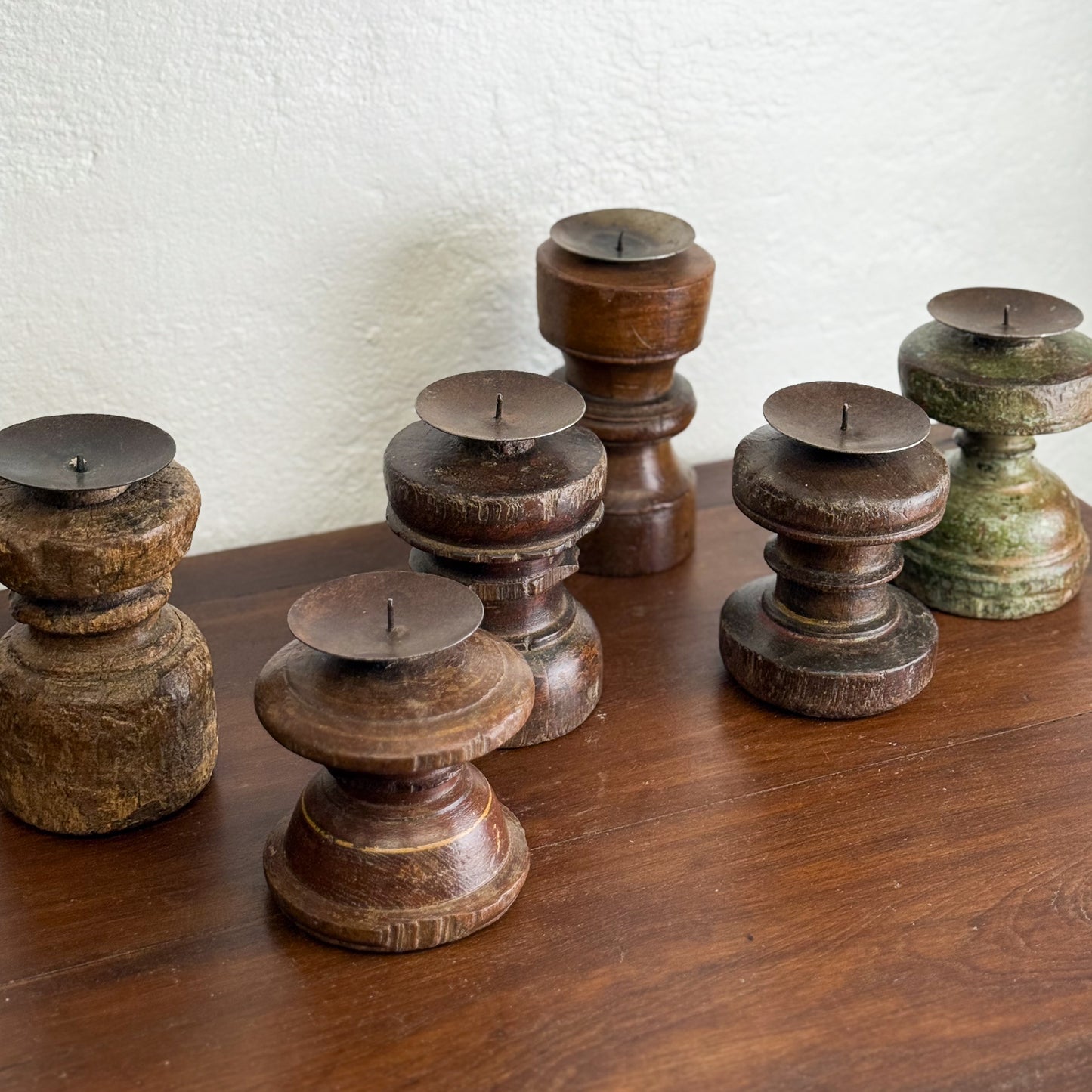 Assorted Wooden Candle Stand
