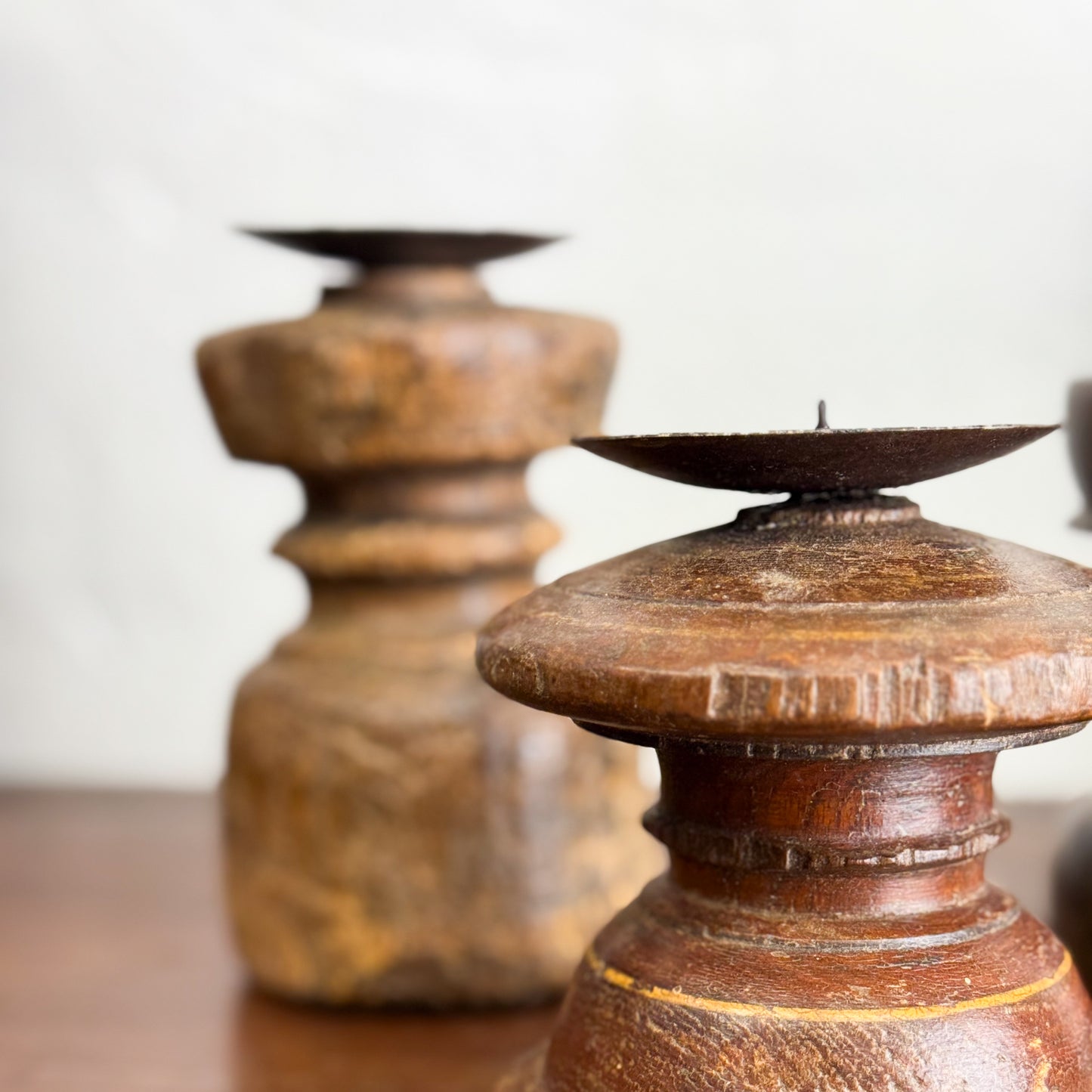 Assorted Wooden Candle Stand