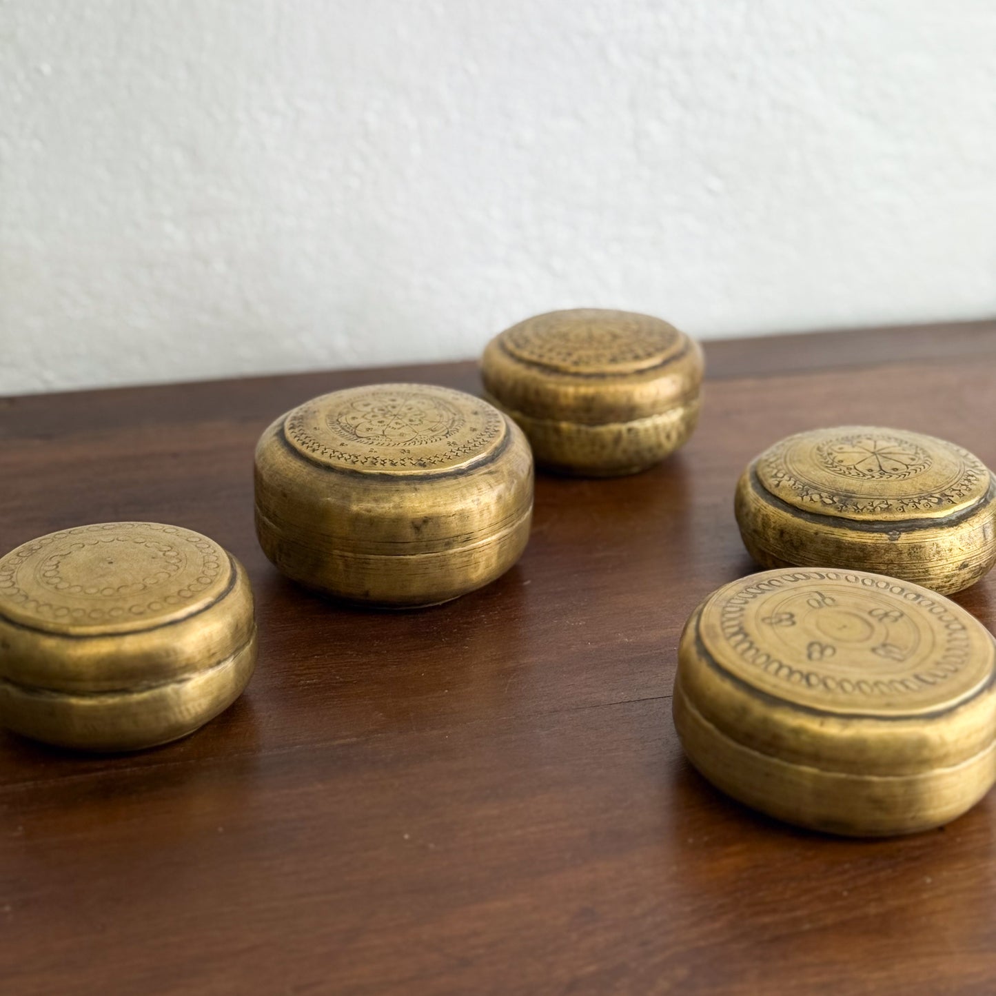 Extra Small Brass Chapati Box