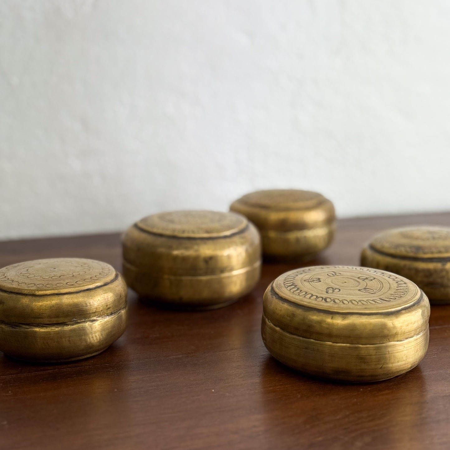 Extra Small Brass Chapati Box