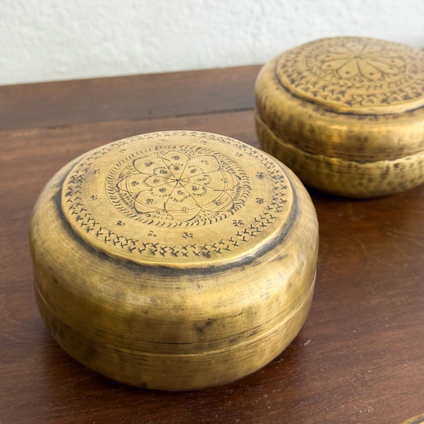Extra Small Brass Chapati Box