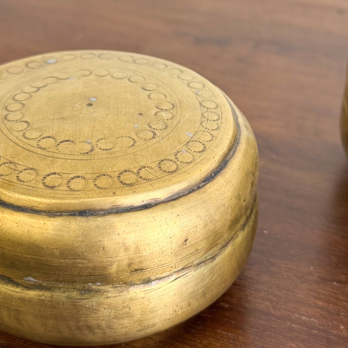 Extra Small Brass Chapati Box