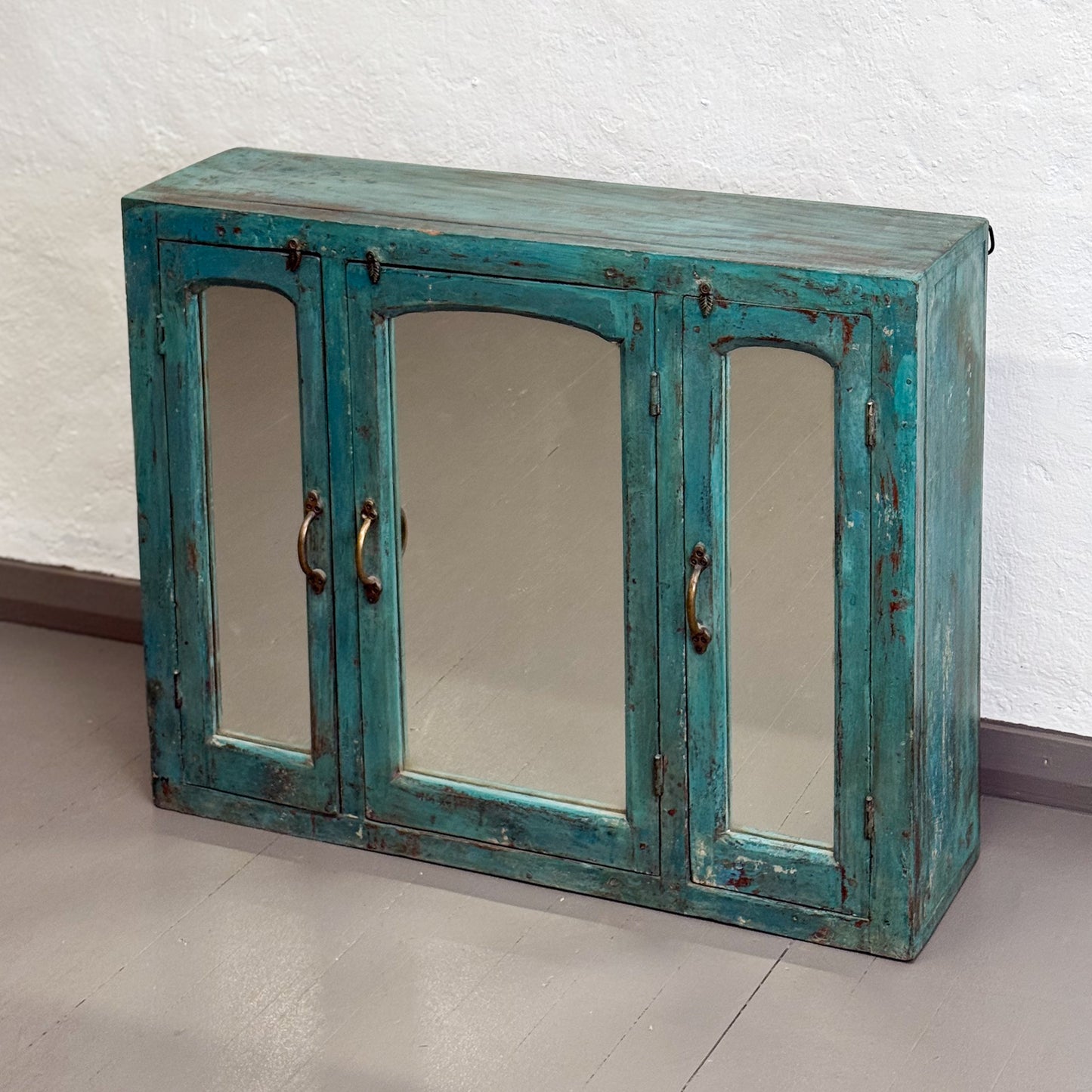 Wall Cabinet with Mirrored Doors