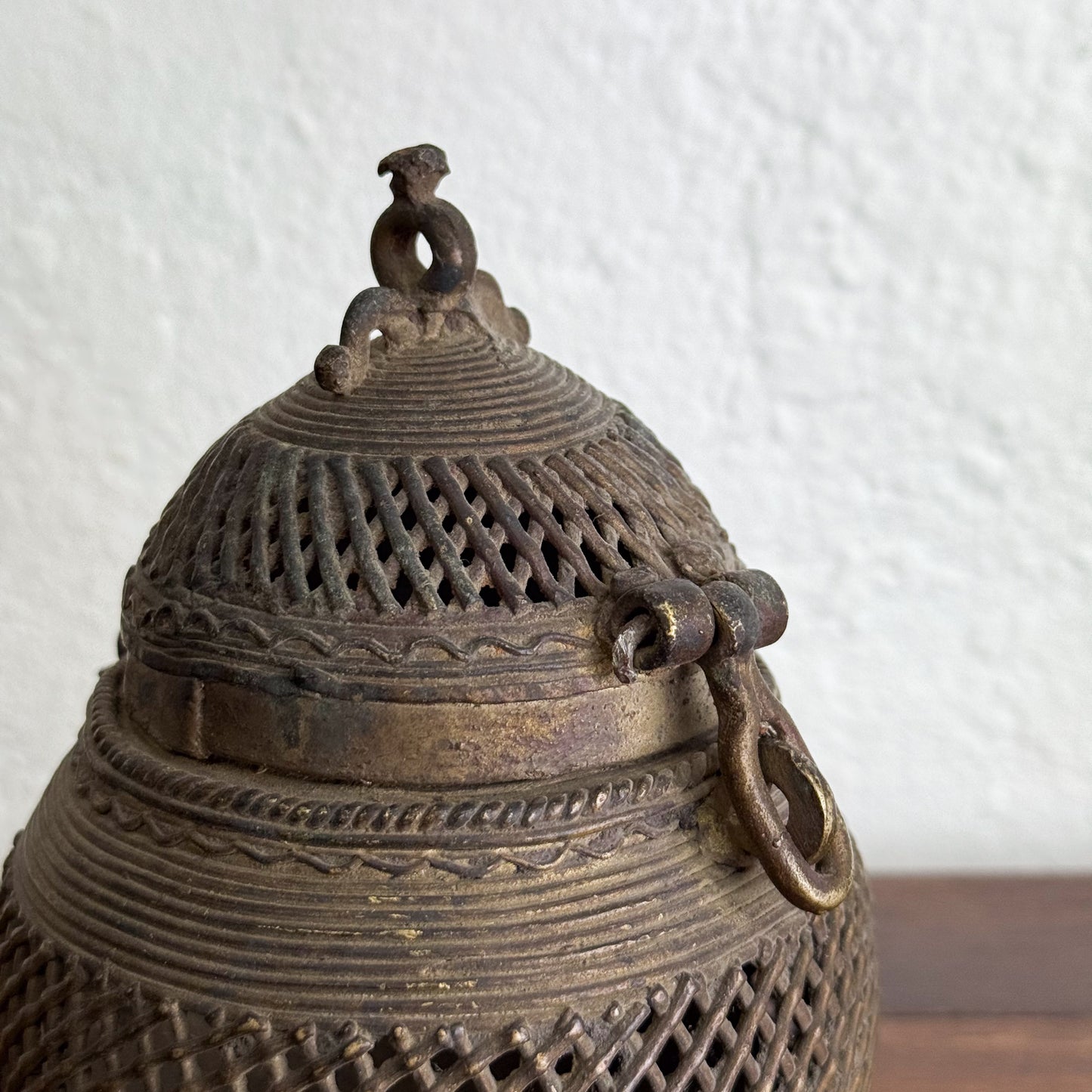 Lidded Brass Snuff Pot I