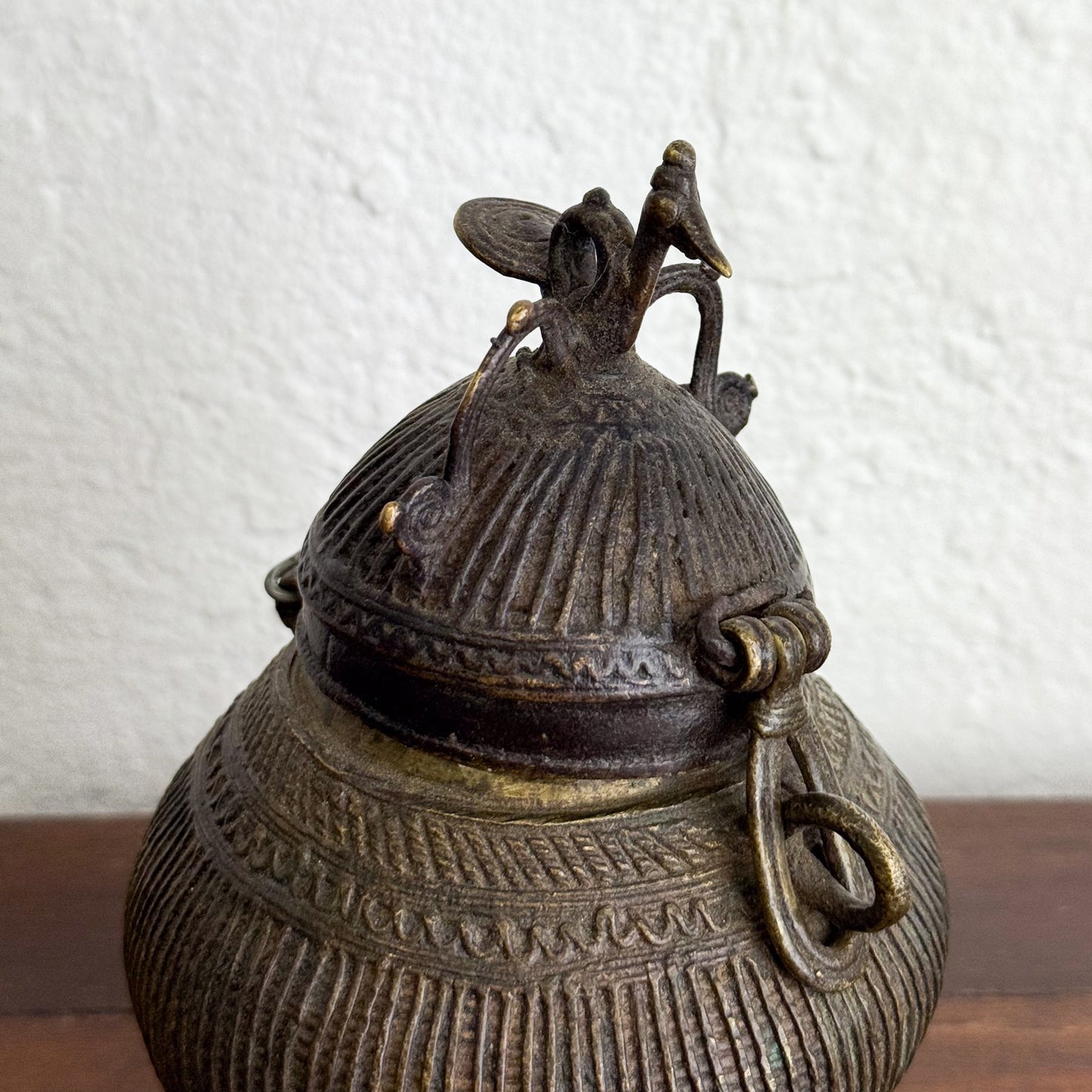Lidded Brass Snuff Pot II